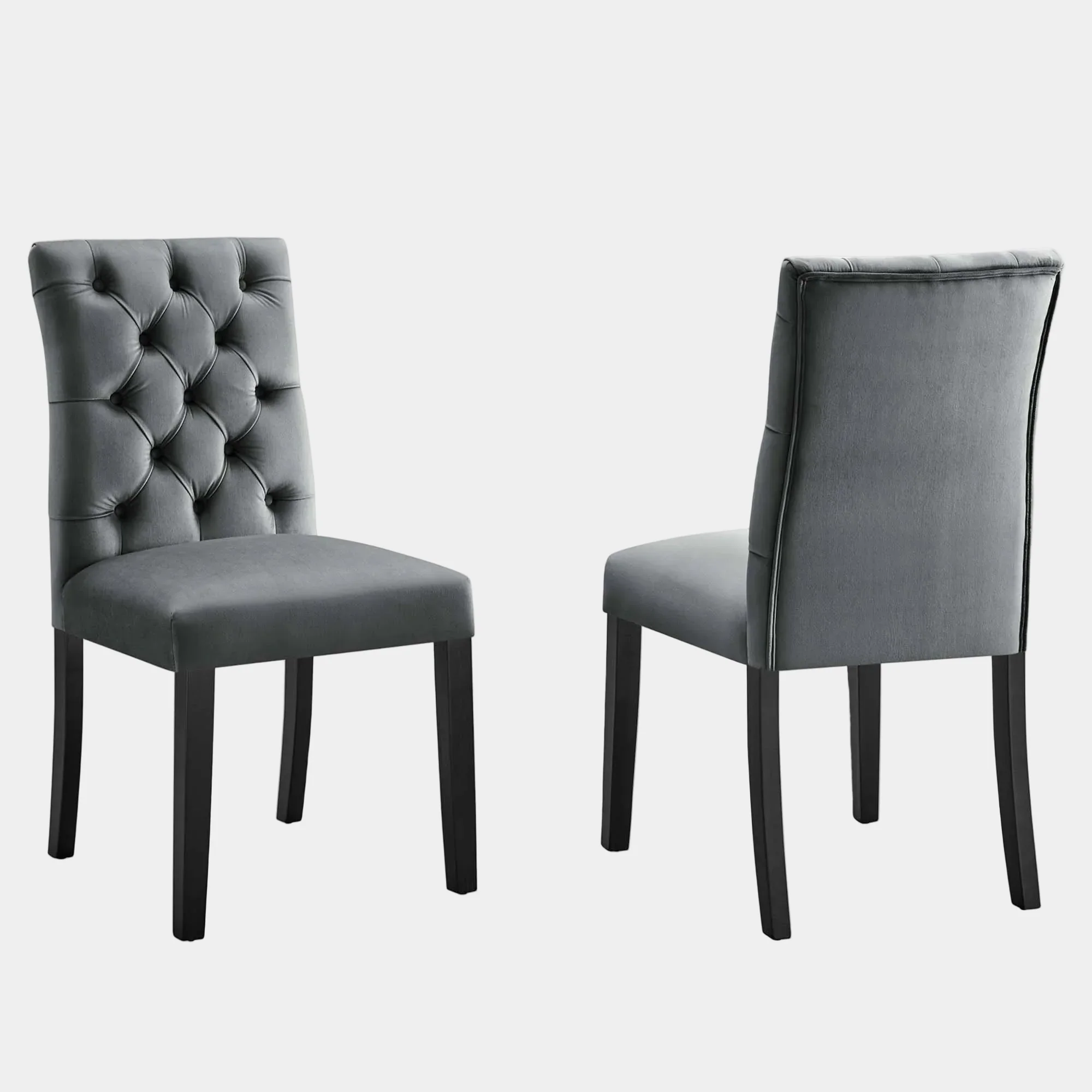 Duchess Performance Velvet Dining Chairs Set of 2 - Image 10