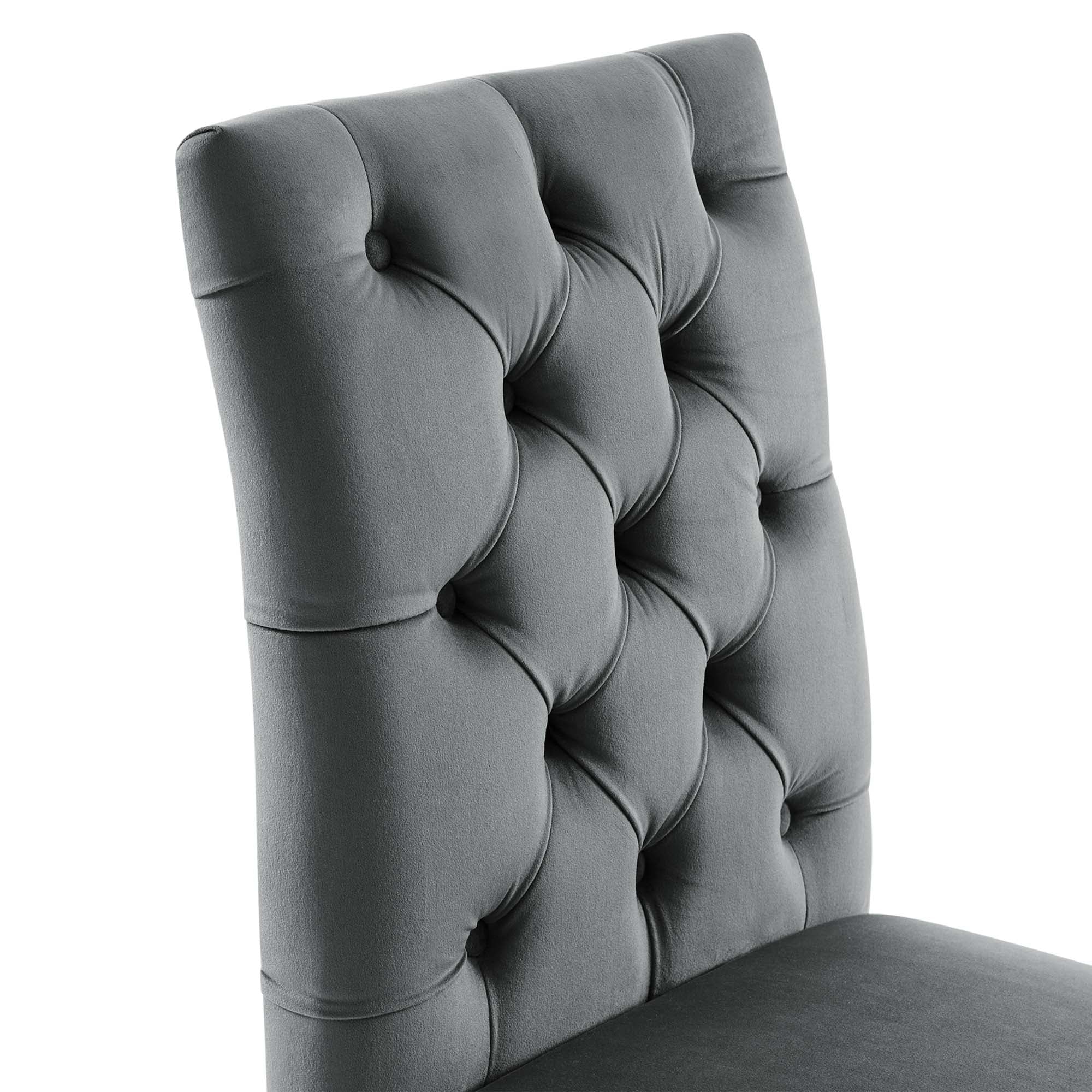 Duchess Performance Velvet Dining Chairs Set of 2 - Image 16