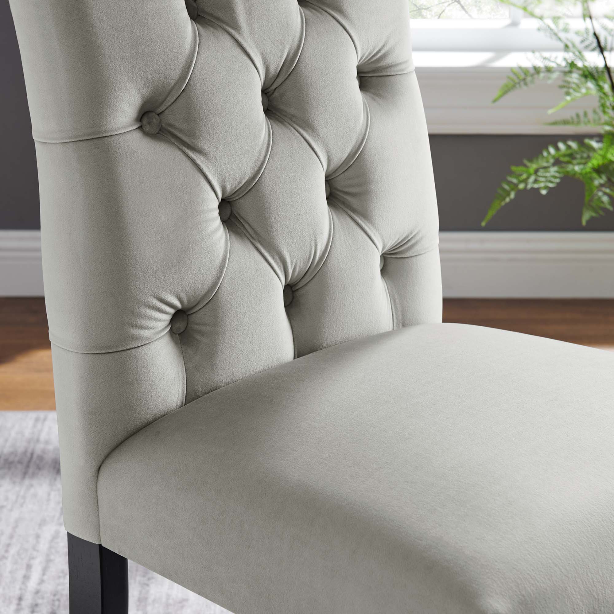 Duchess Performance Velvet Dining Chairs Set of 2 - Image 21