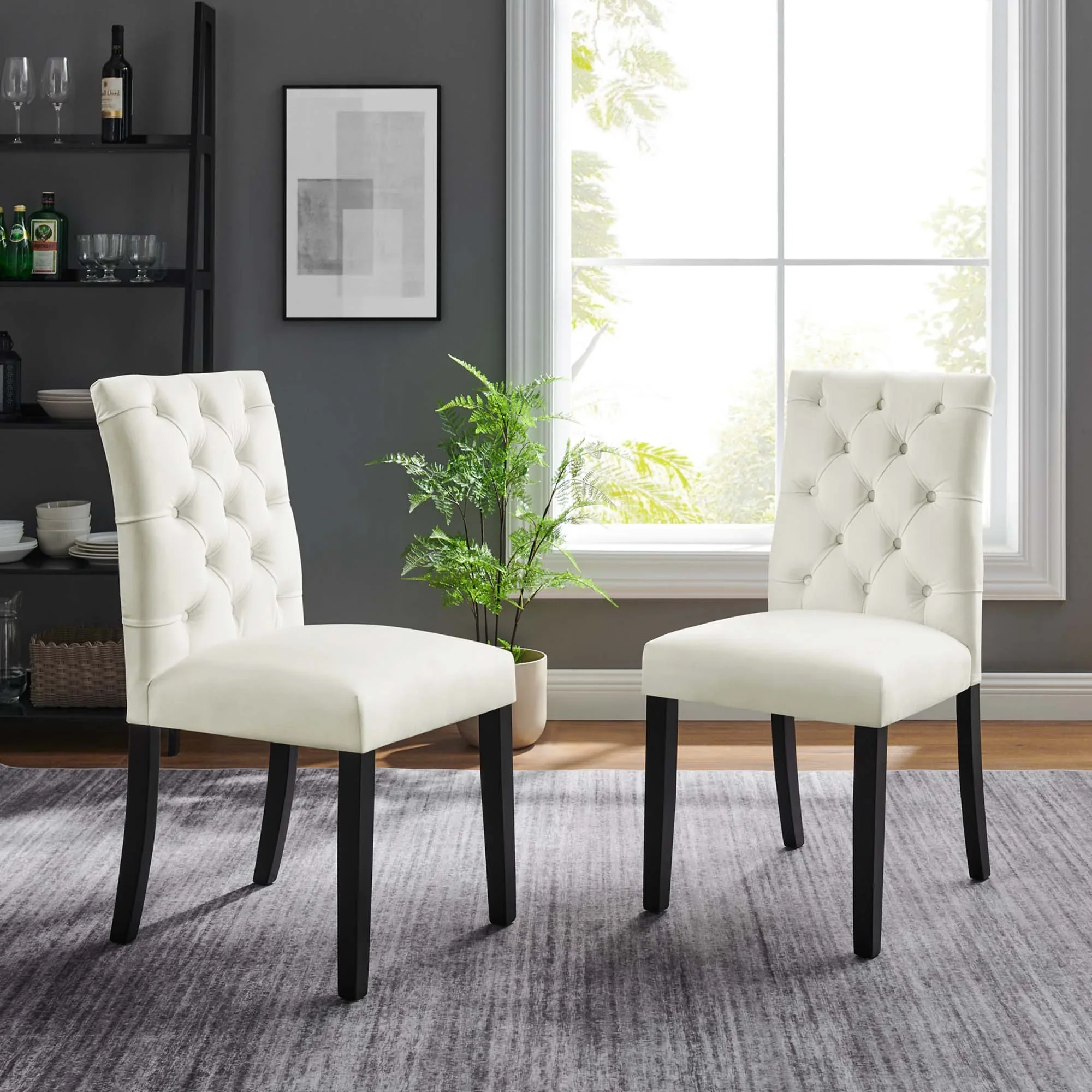 Duchess Performance Velvet Dining Chairs Set of 2 - Image 29