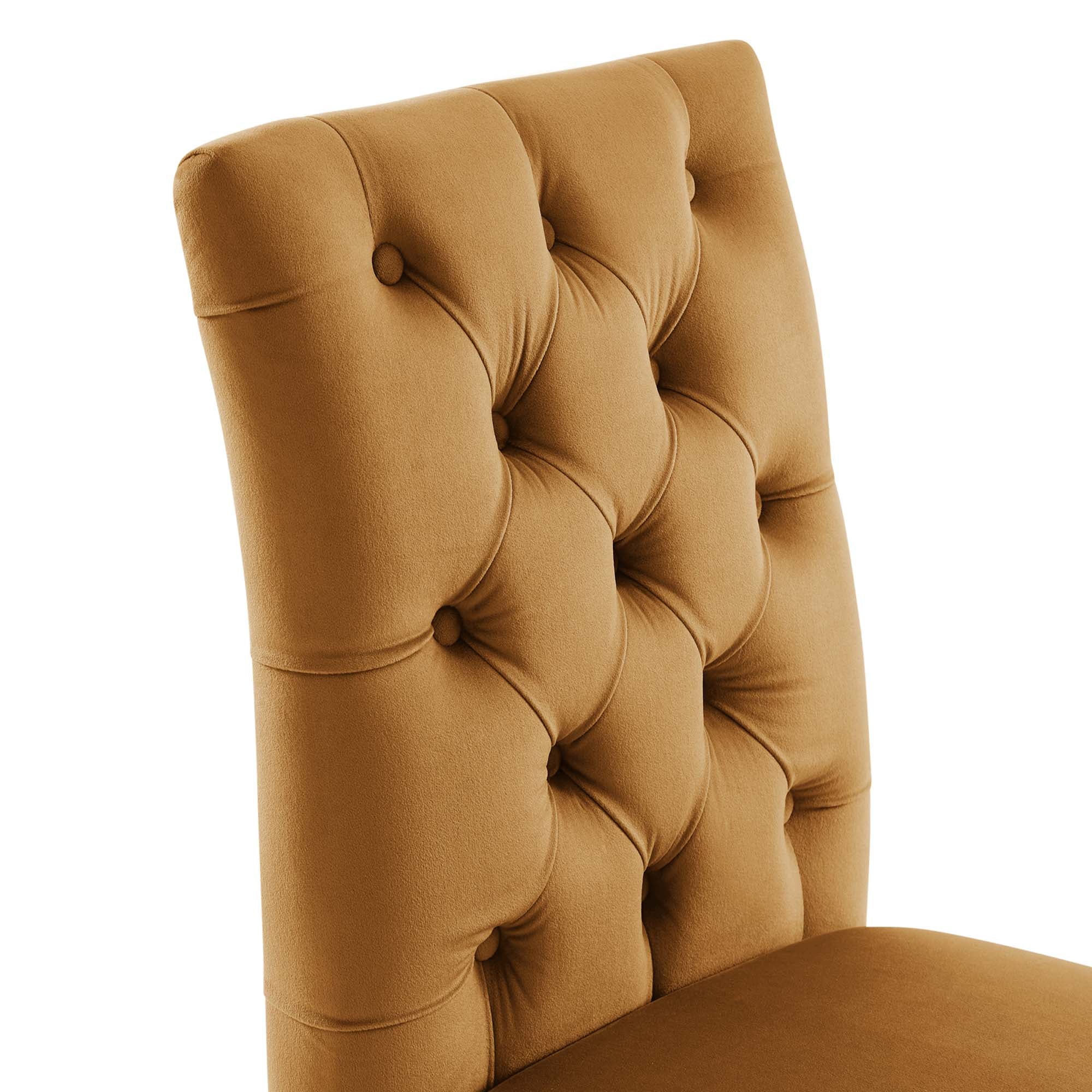 Duchess Performance Velvet Dining Chairs Set of 2 - Image 4