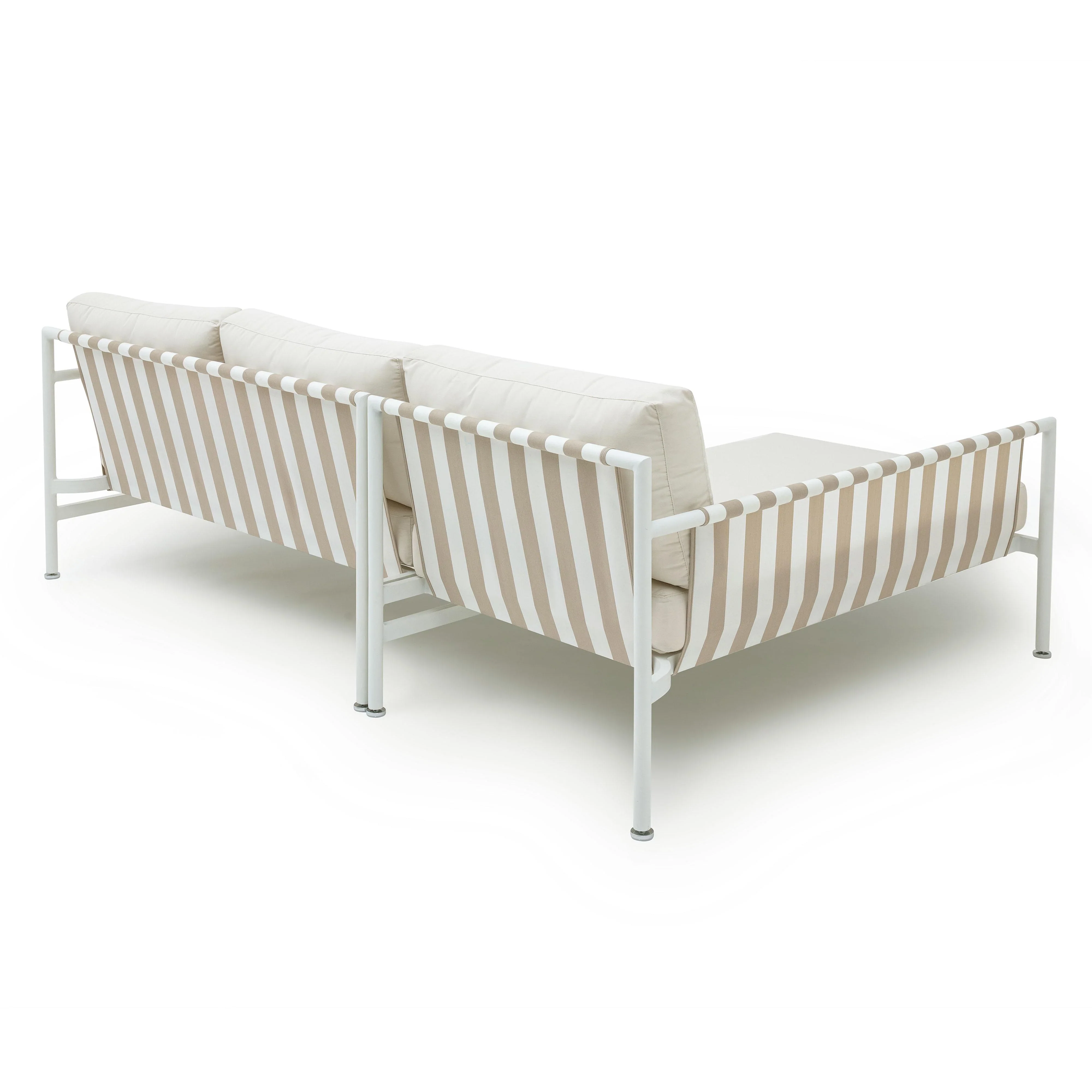 Dunes 2-Piece Cream Outdoor L-Shaped Sectional - Image 11