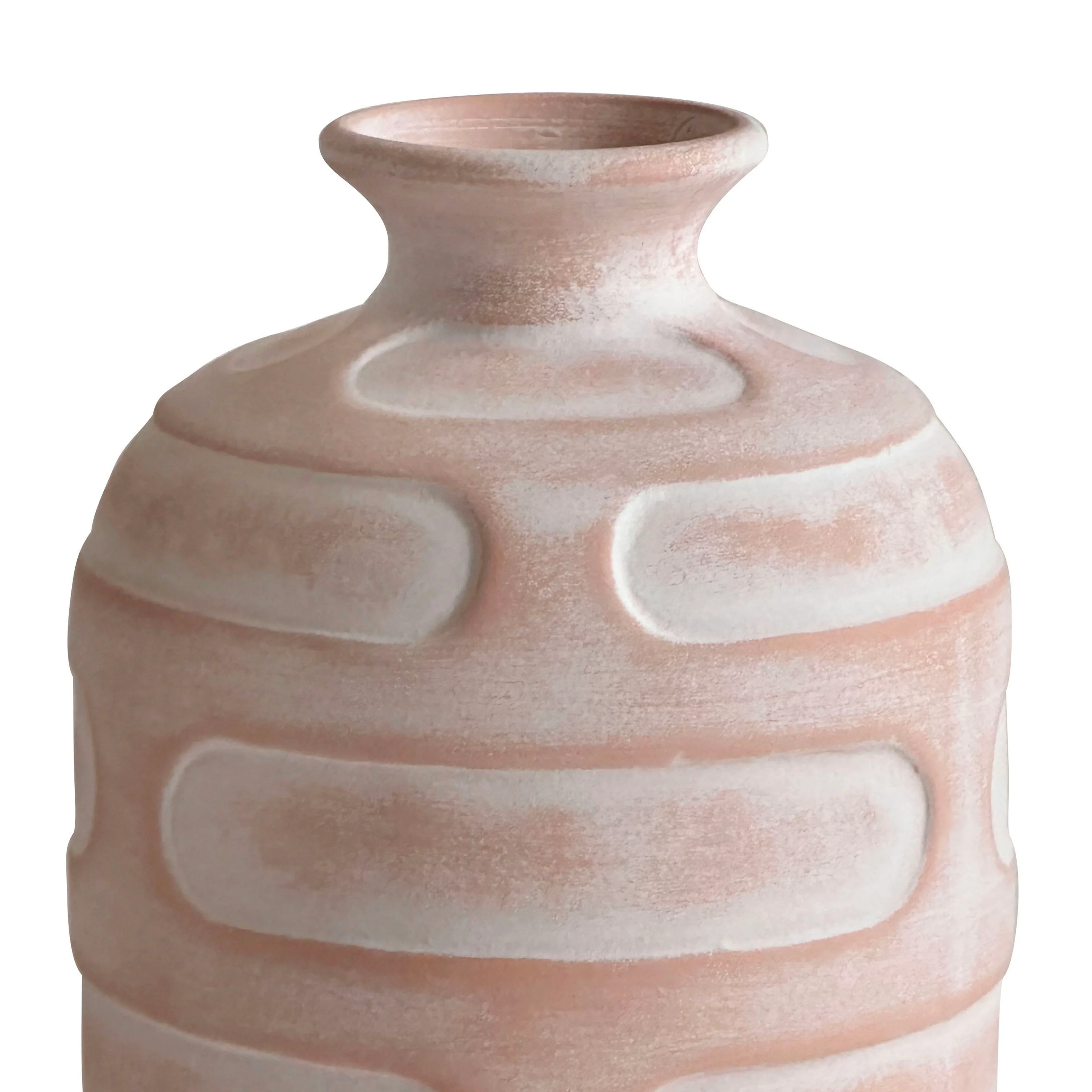 Earthenware Retro Vase in Terracotta - Image 3