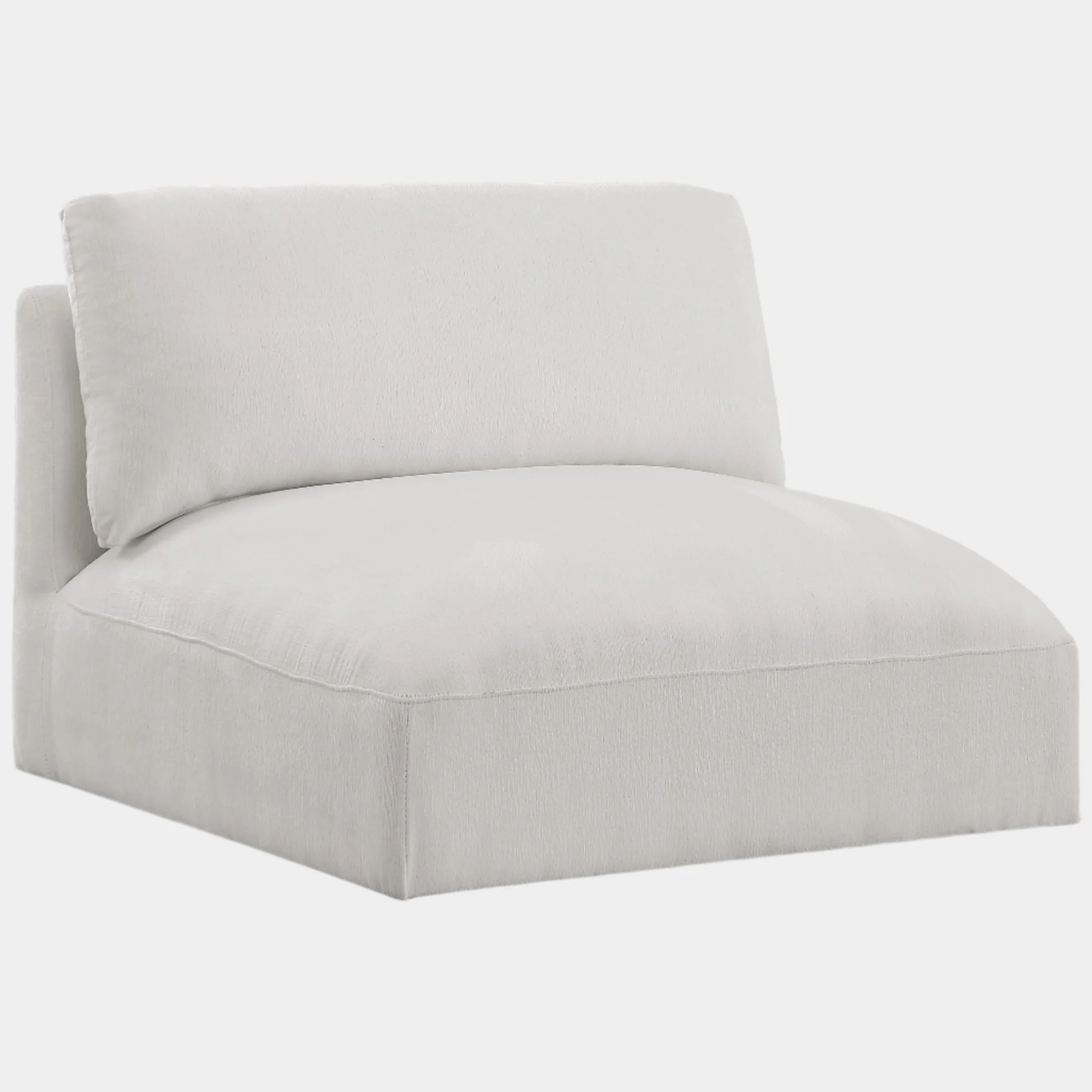 Ease Fabric Upholstered Armless Modular Chair - Image 9