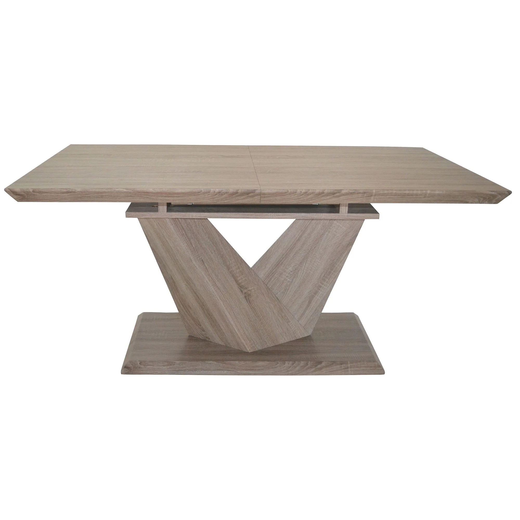 Eclipse Dining Table w/Extension in Washed Oak - Image 3