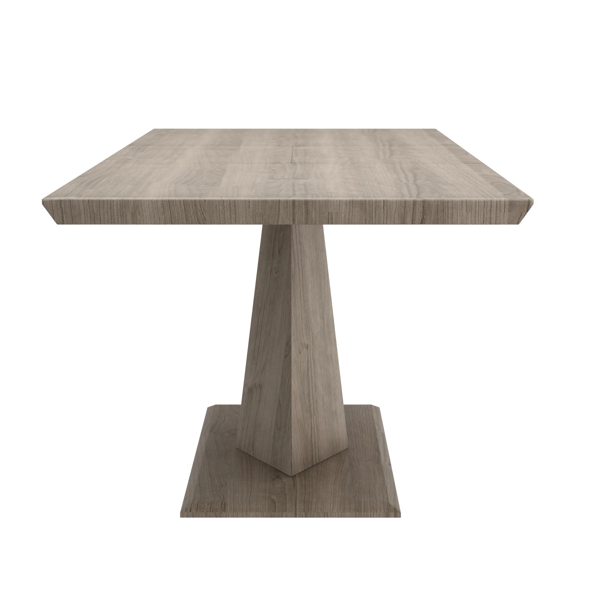 Eclipse/Silvano 7pc Dining Set in Oak with Grey Chair - Image 4