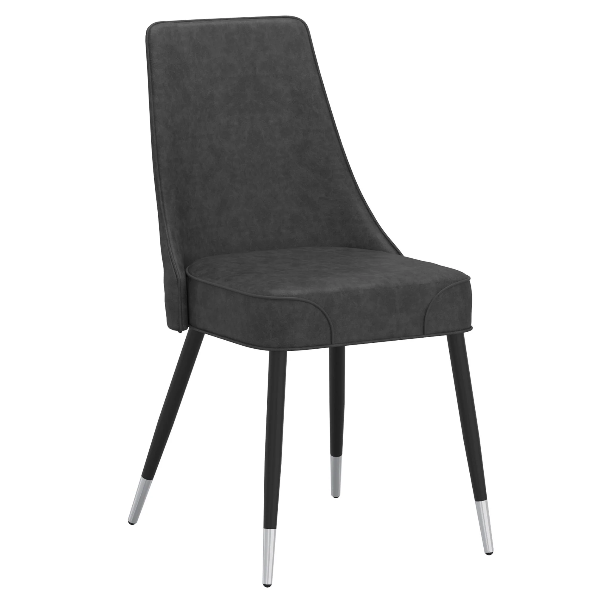 Eclipse/Silvano 7pc Dining Set in Oak with Grey Chair - Image 7