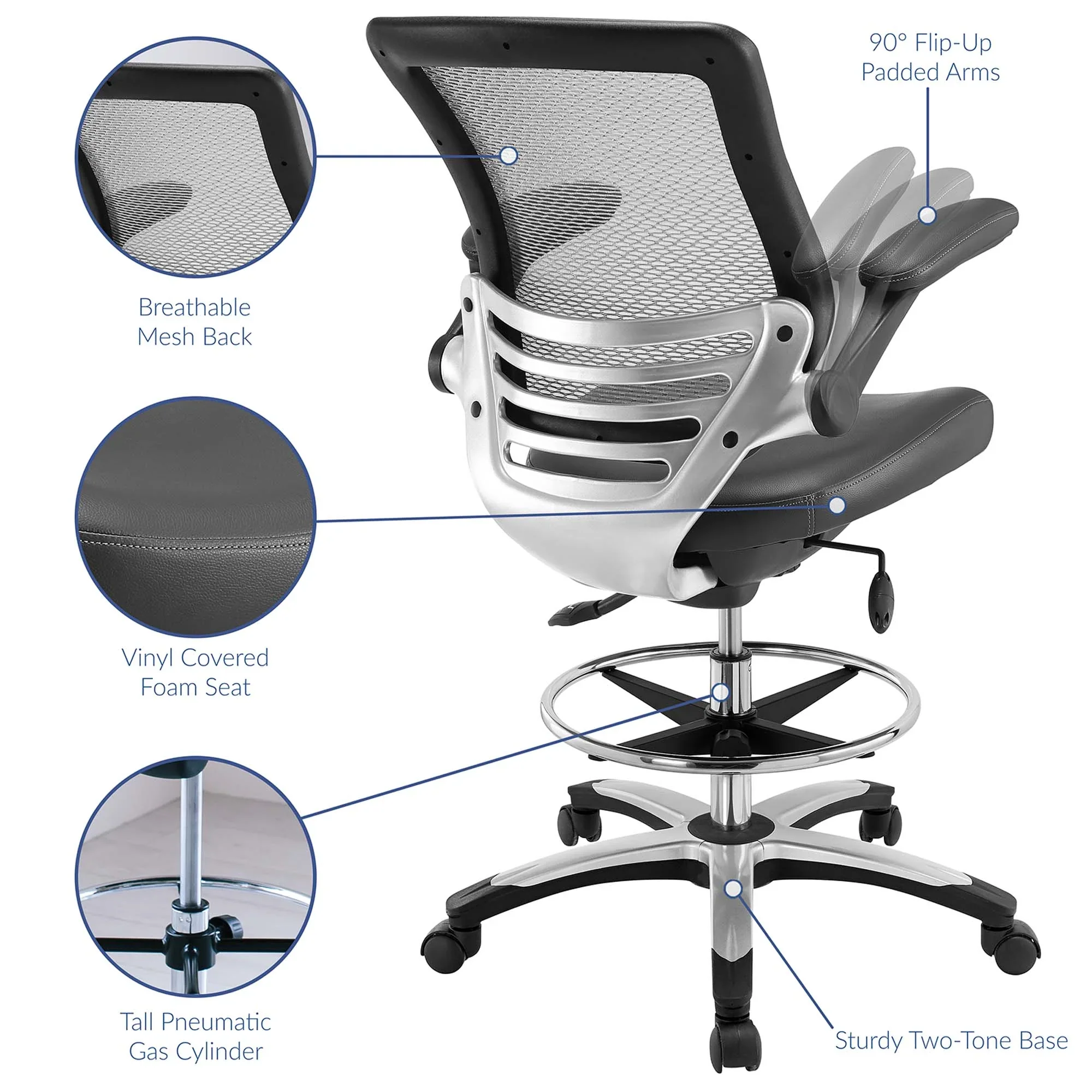 Edge Drafting Chair - Image 23