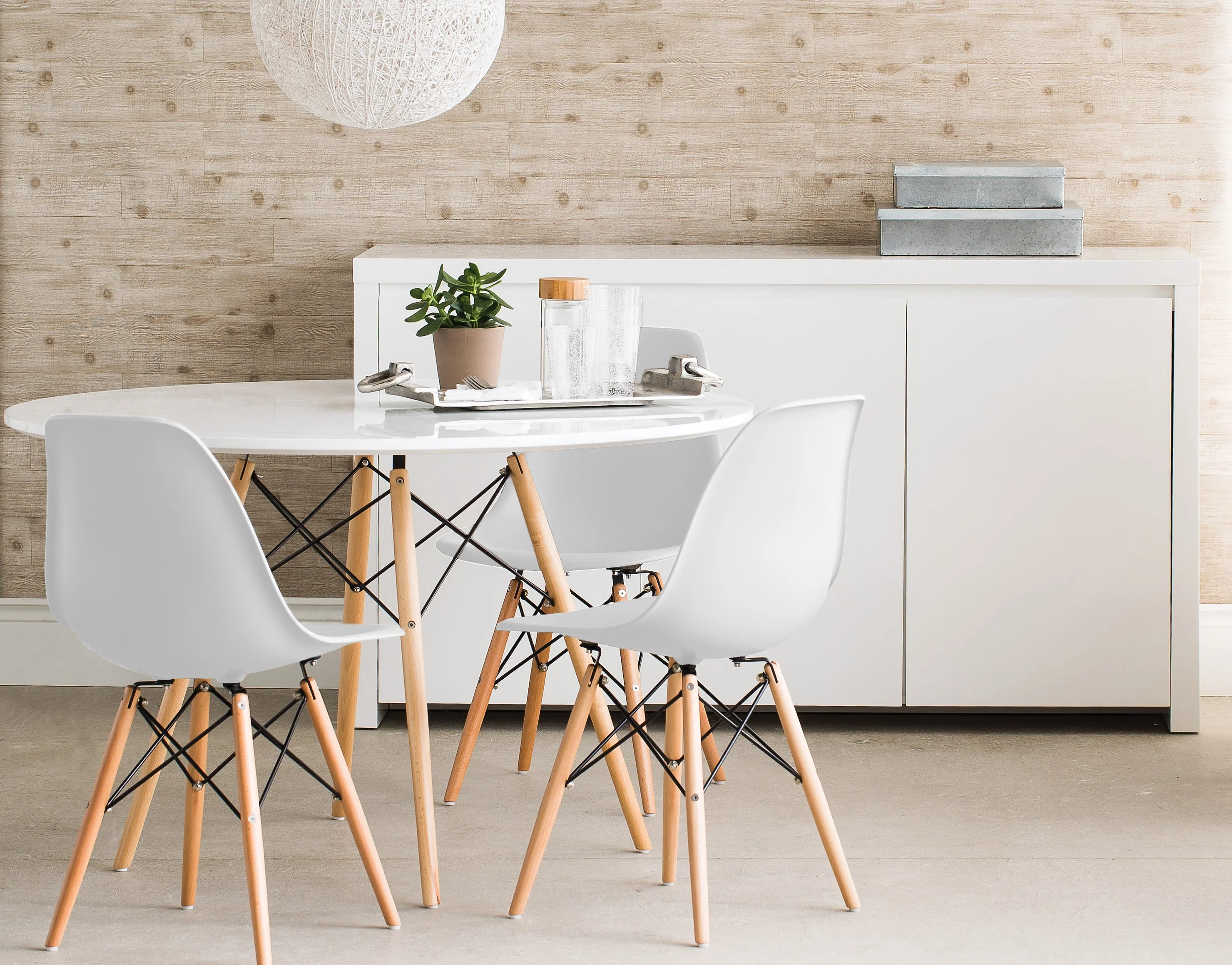 Eames Eiffel Dining Chair (Natural Base) - Image 14