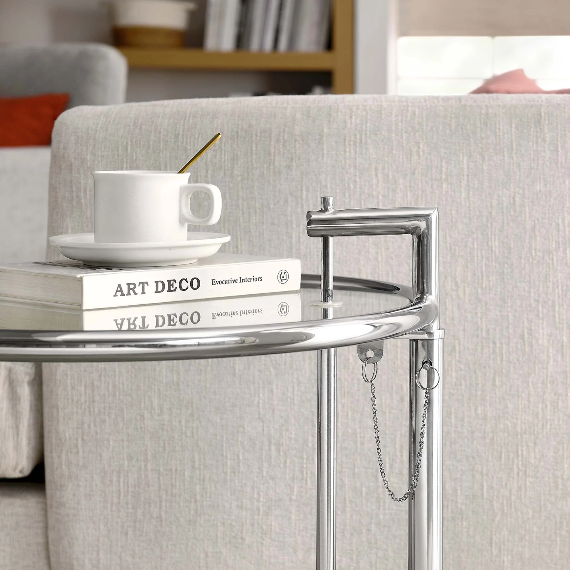 Eileen Gray Metal Side Table - Image 3