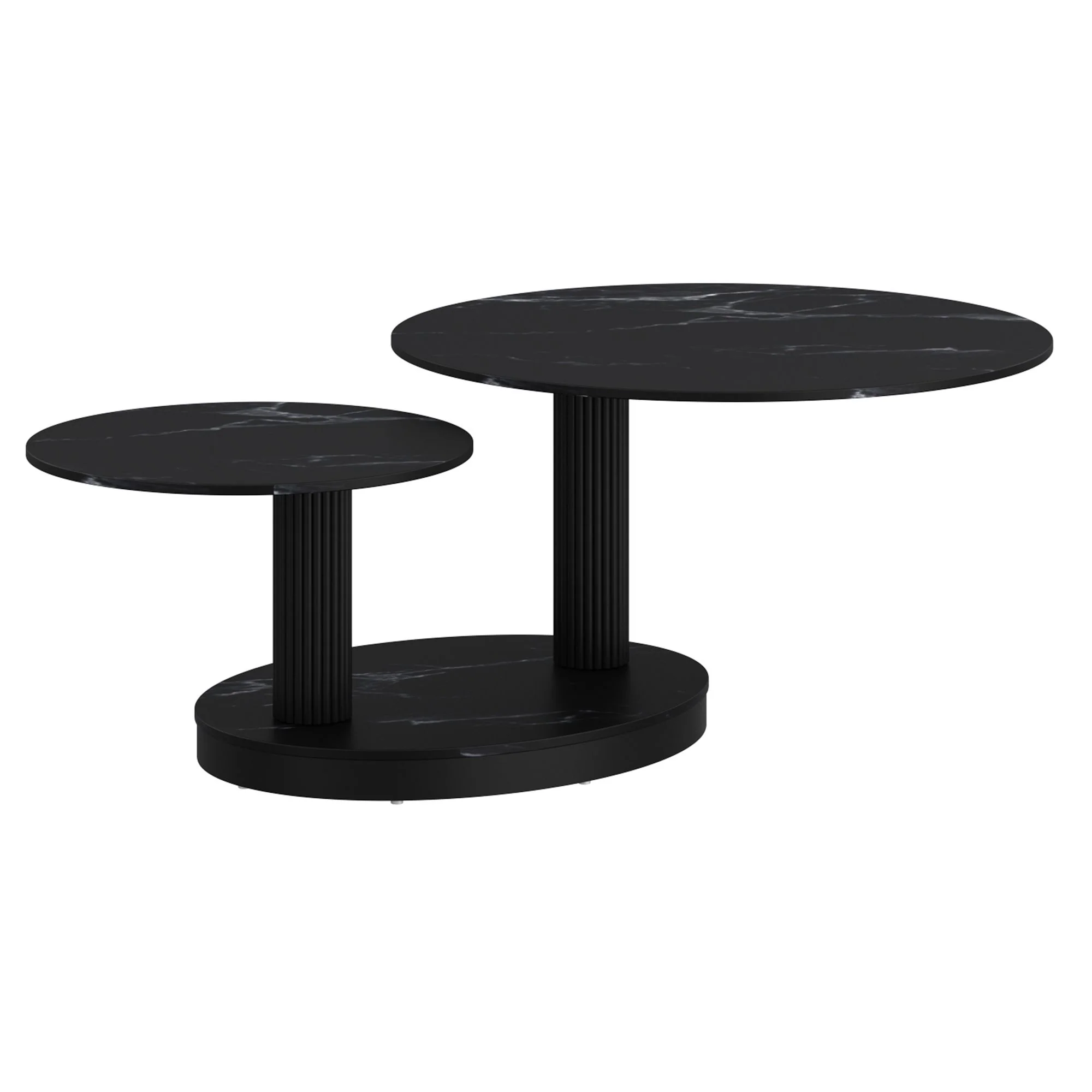 Elara Coffee Table in Black - Image 3