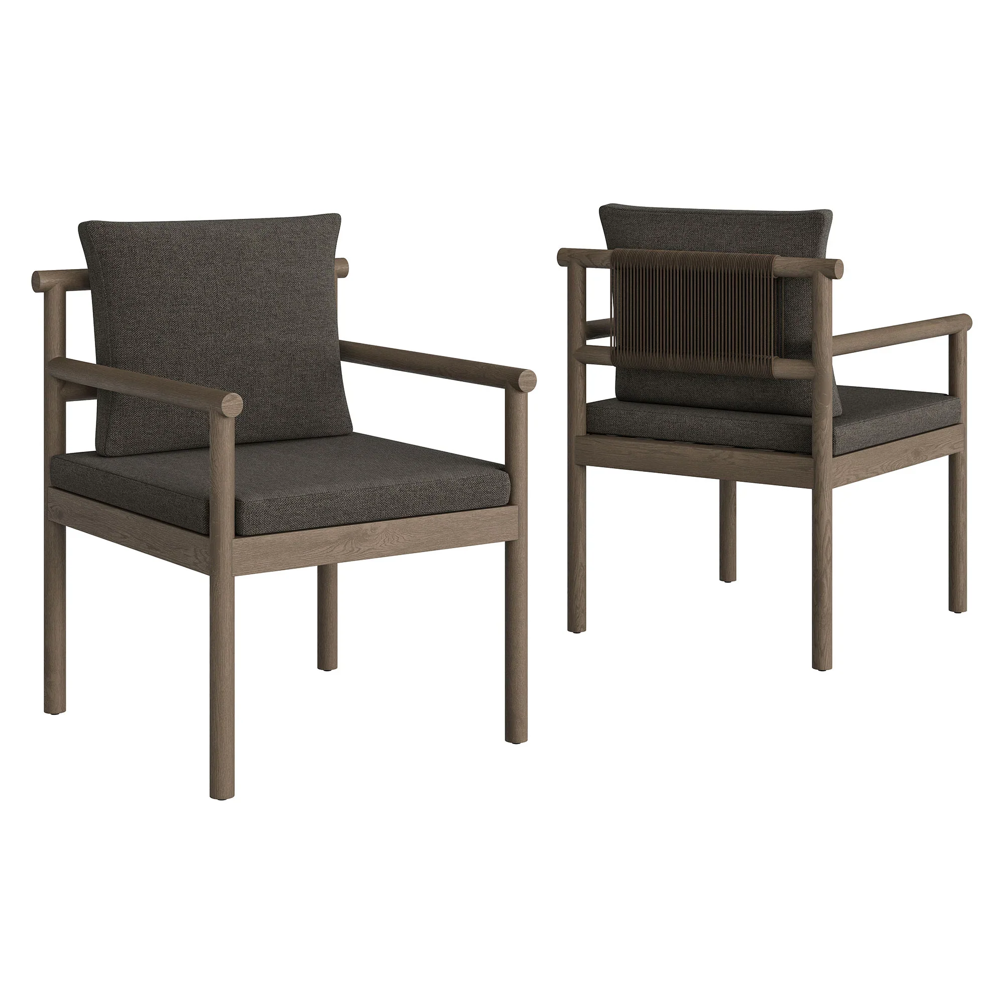 Eleni 7 Piece Outdoor Patio Teak Wood Dining Set - Image 6