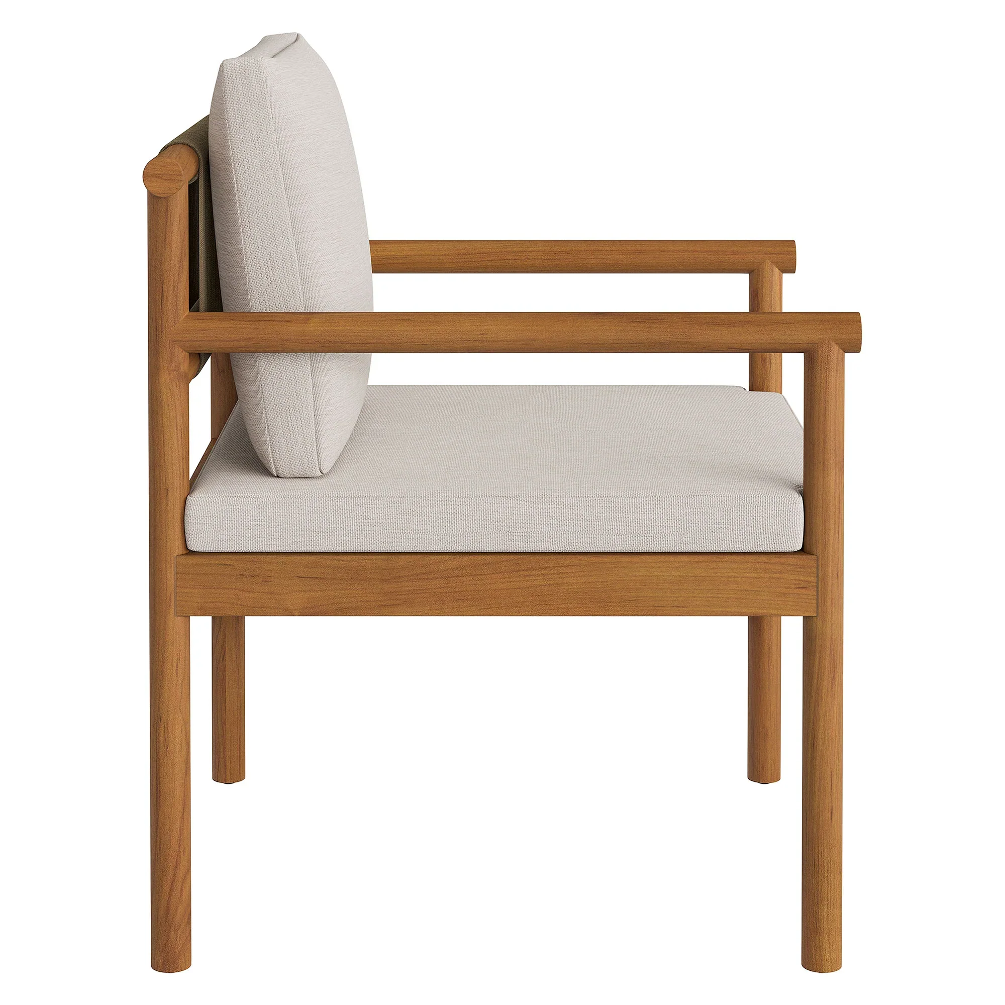 Eleni Outdoor Patio Teak Wood Rope Dining Chair - Image 14