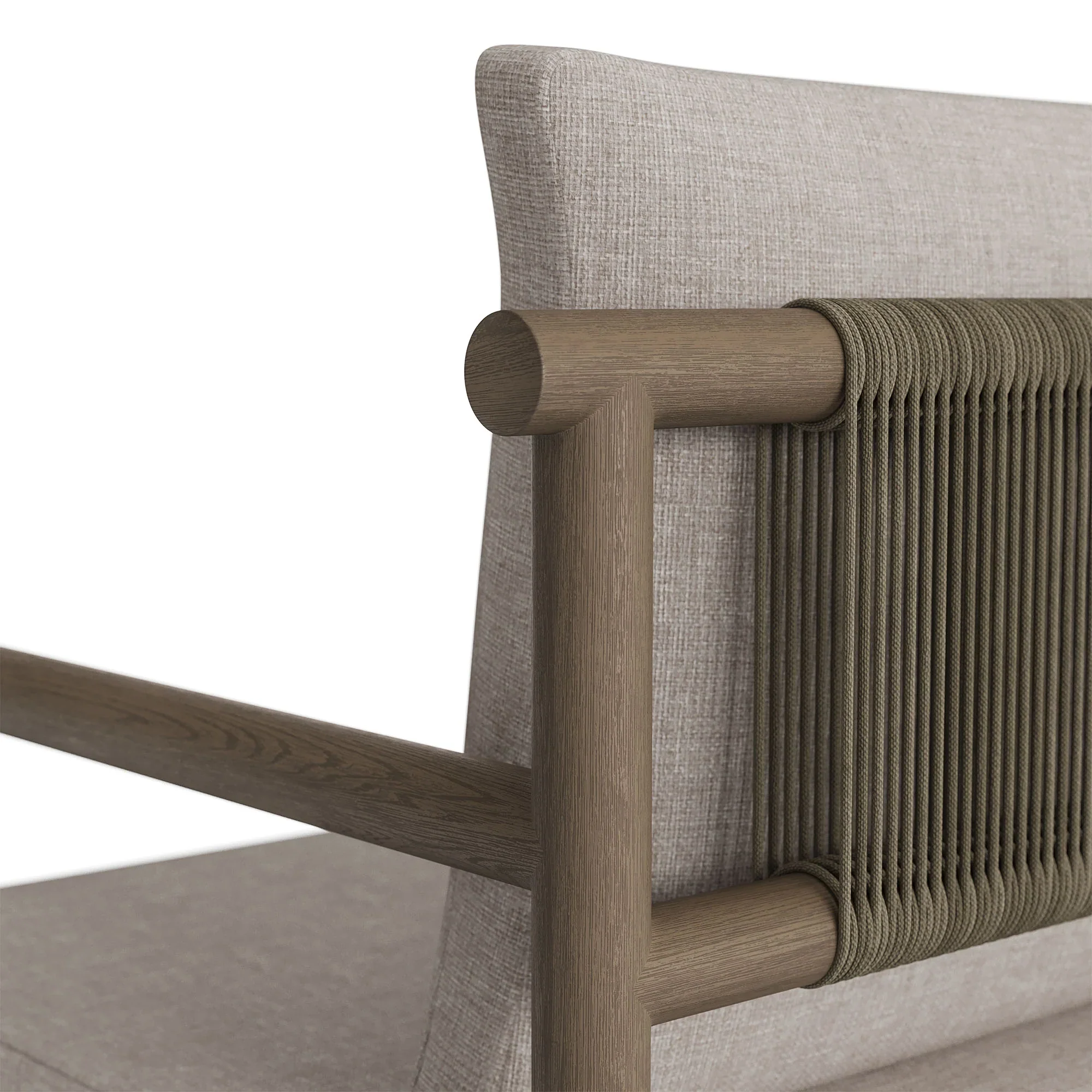Eleni Outdoor Patio Teak Wood Rope Dining Chair - Image 25