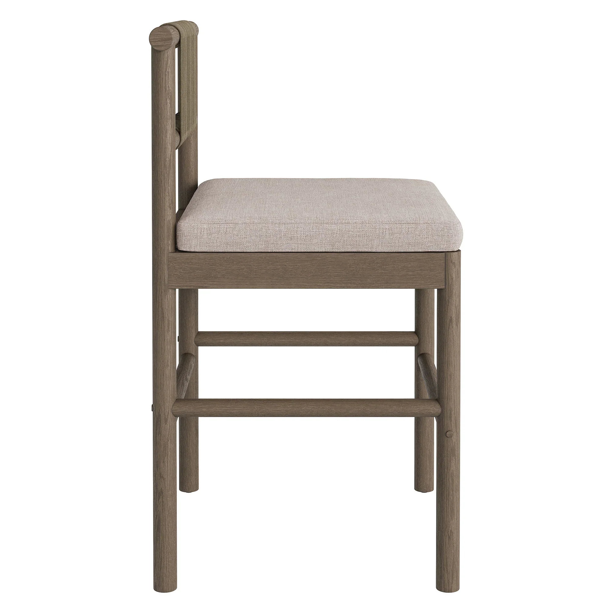 Eleni Outdoor Teak Wood Counter Stools Set of 2 - Image 15