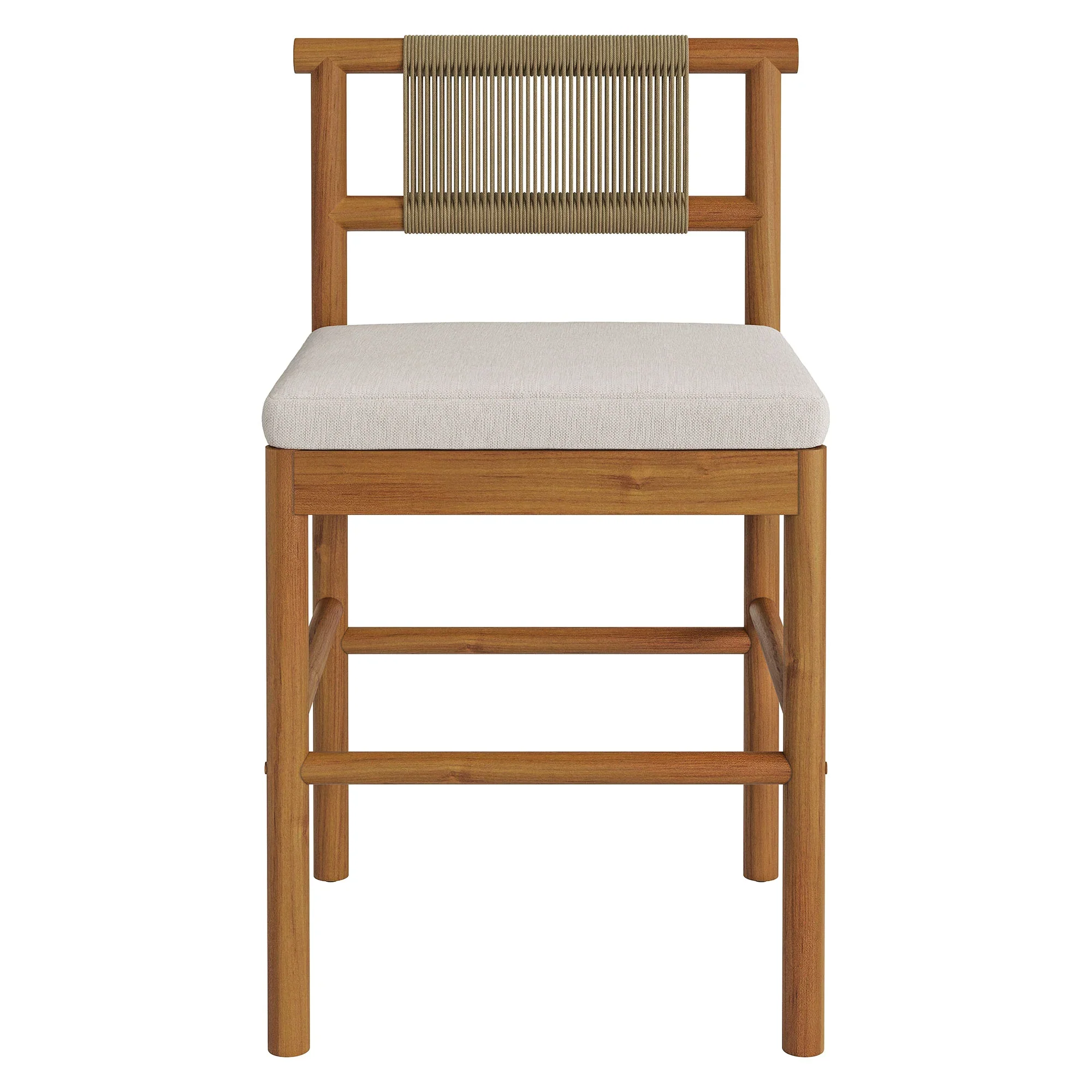 Eleni Outdoor Teak Wood Counter Stools Set of 2 - Image 27