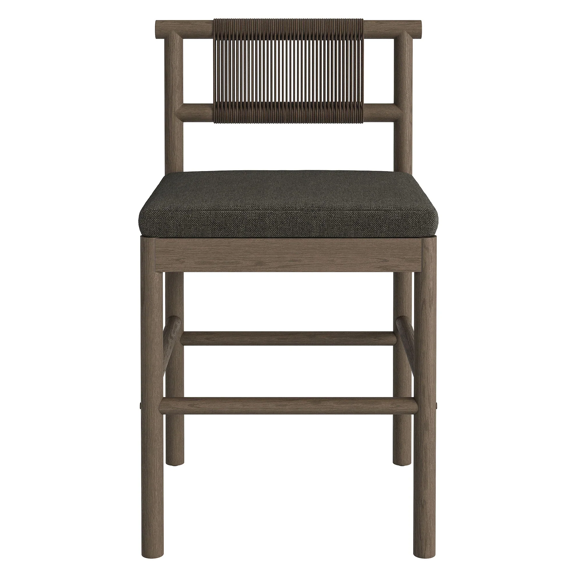 Eleni Outdoor Teak Wood Counter Stools Set of 2 - Image 7