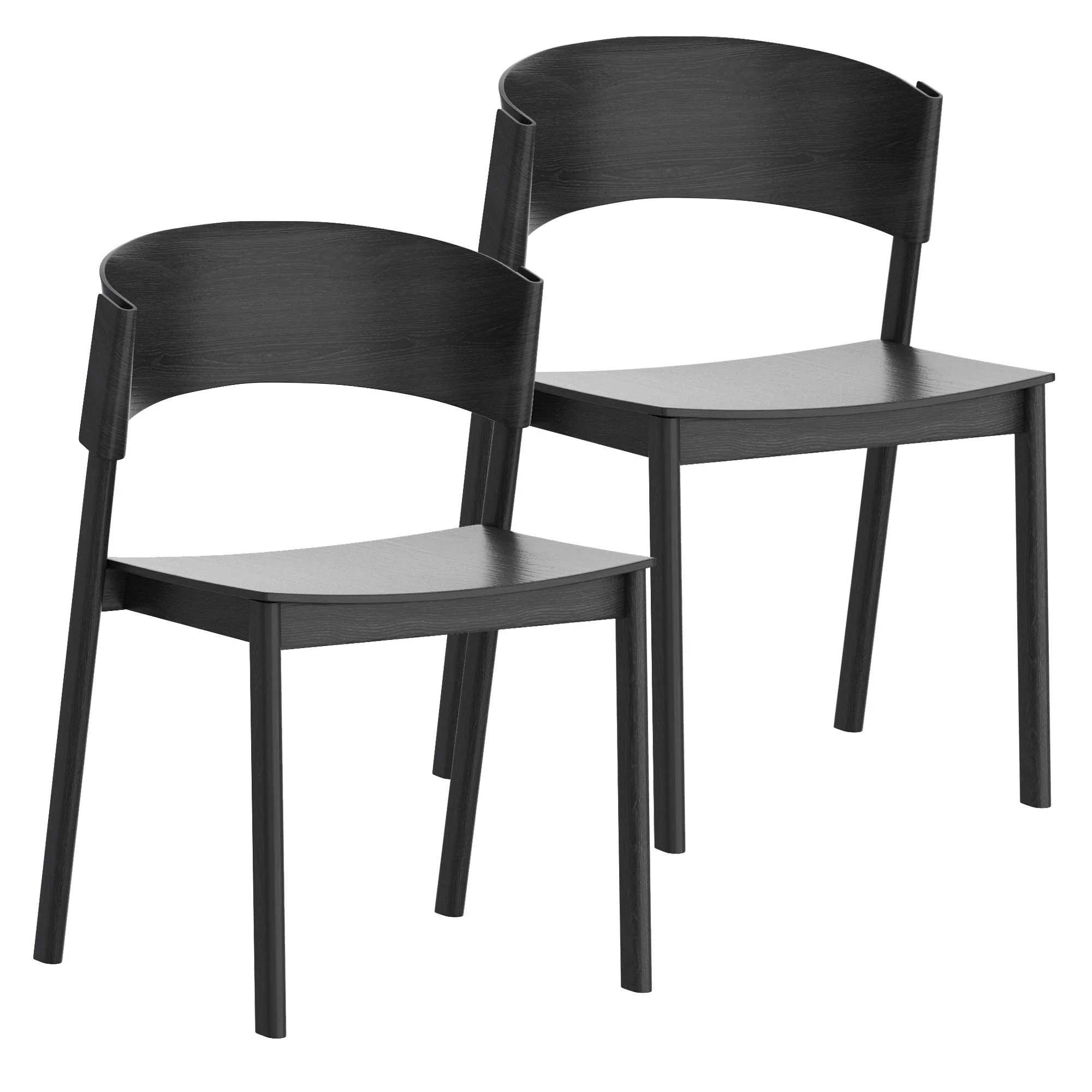 Elias Contract Grade Chair, Set of 2 in Black - Image 7