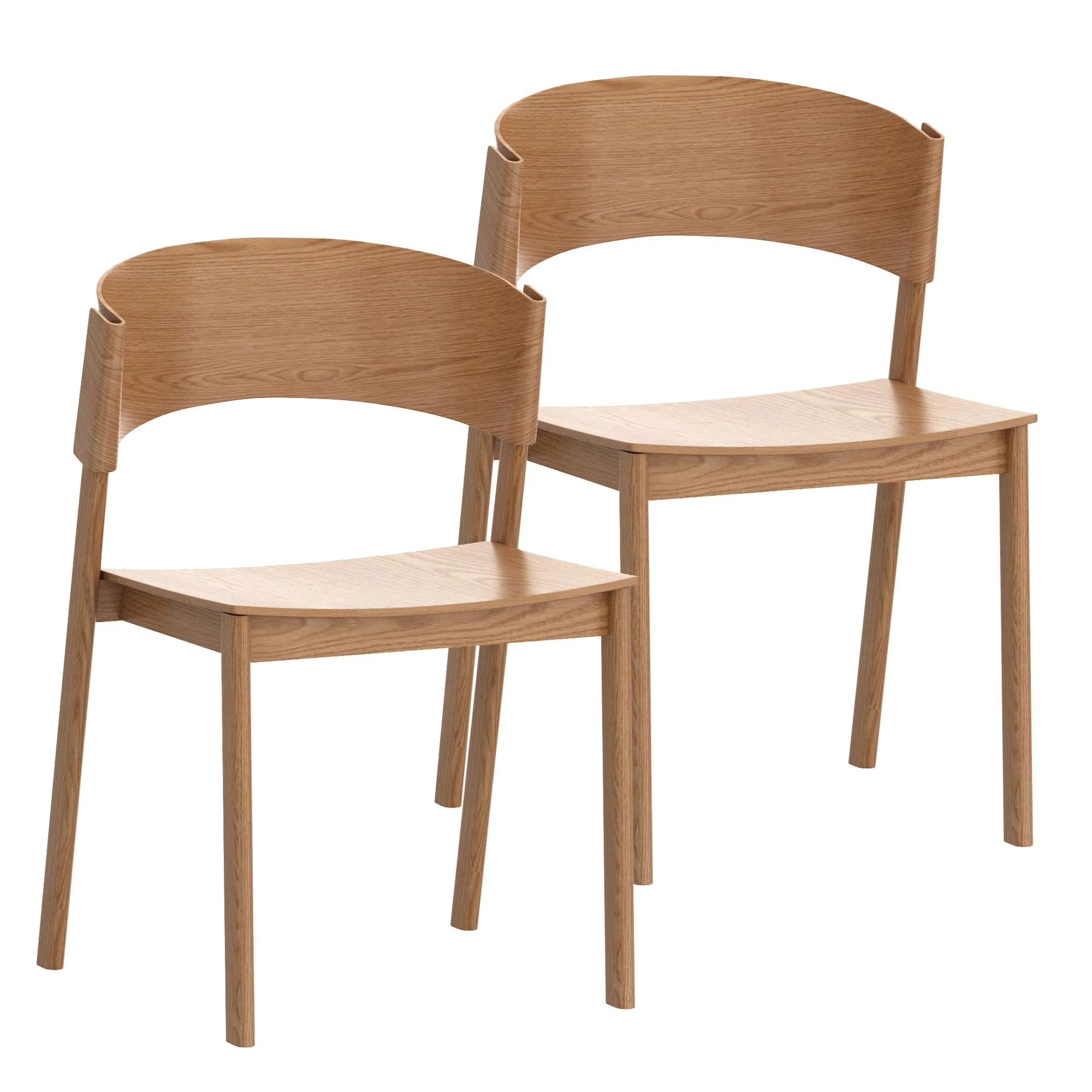 Elias Contract Grade Chiar, Set of 2 in Natural - Image 7