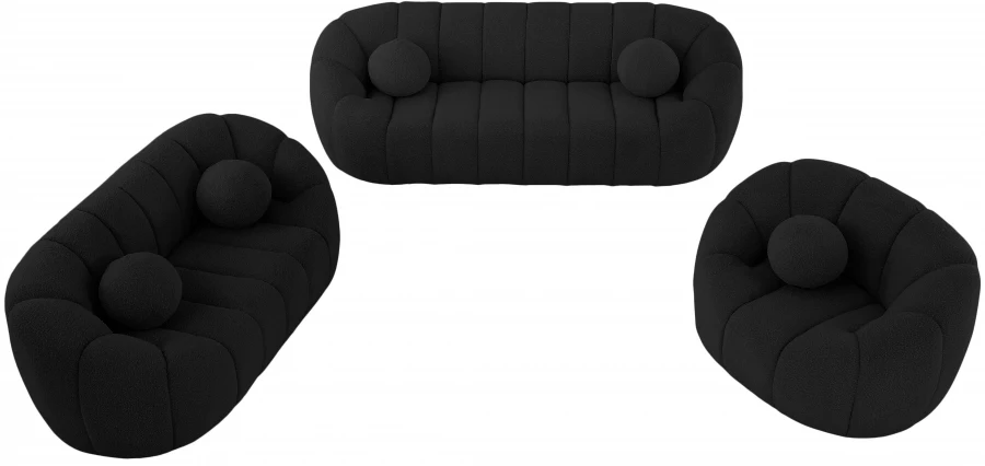 Elijah Boucle Fabric Upholstered Chair - Image 11