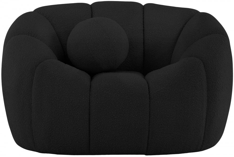 Elijah Boucle Fabric Upholstered Chair - Image 4