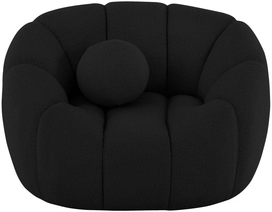 Elijah Boucle Fabric Upholstered Chair - Image 5