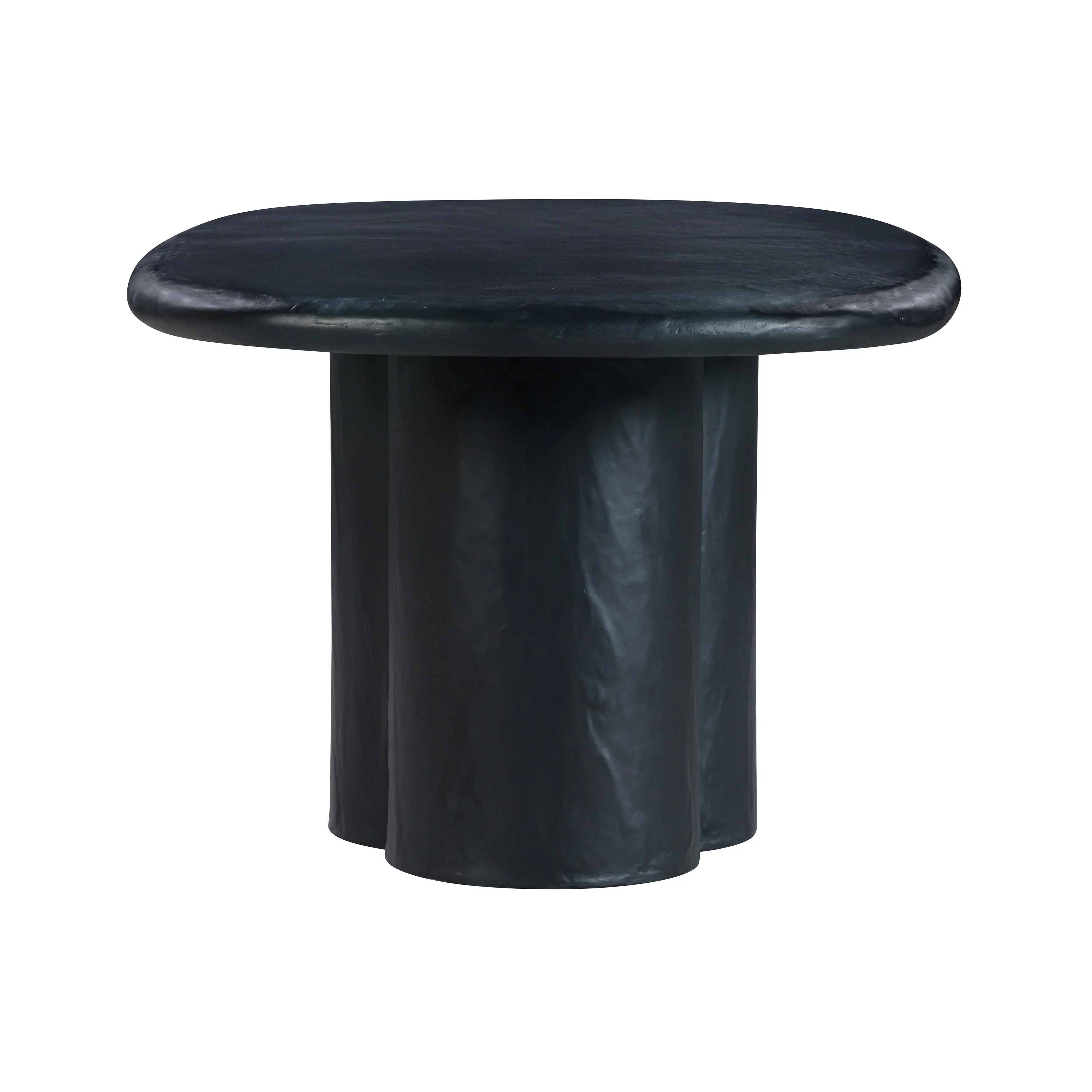 Elika 80" Faux Plaster Indoor / Outdoor Oval Dining Table - Image 11