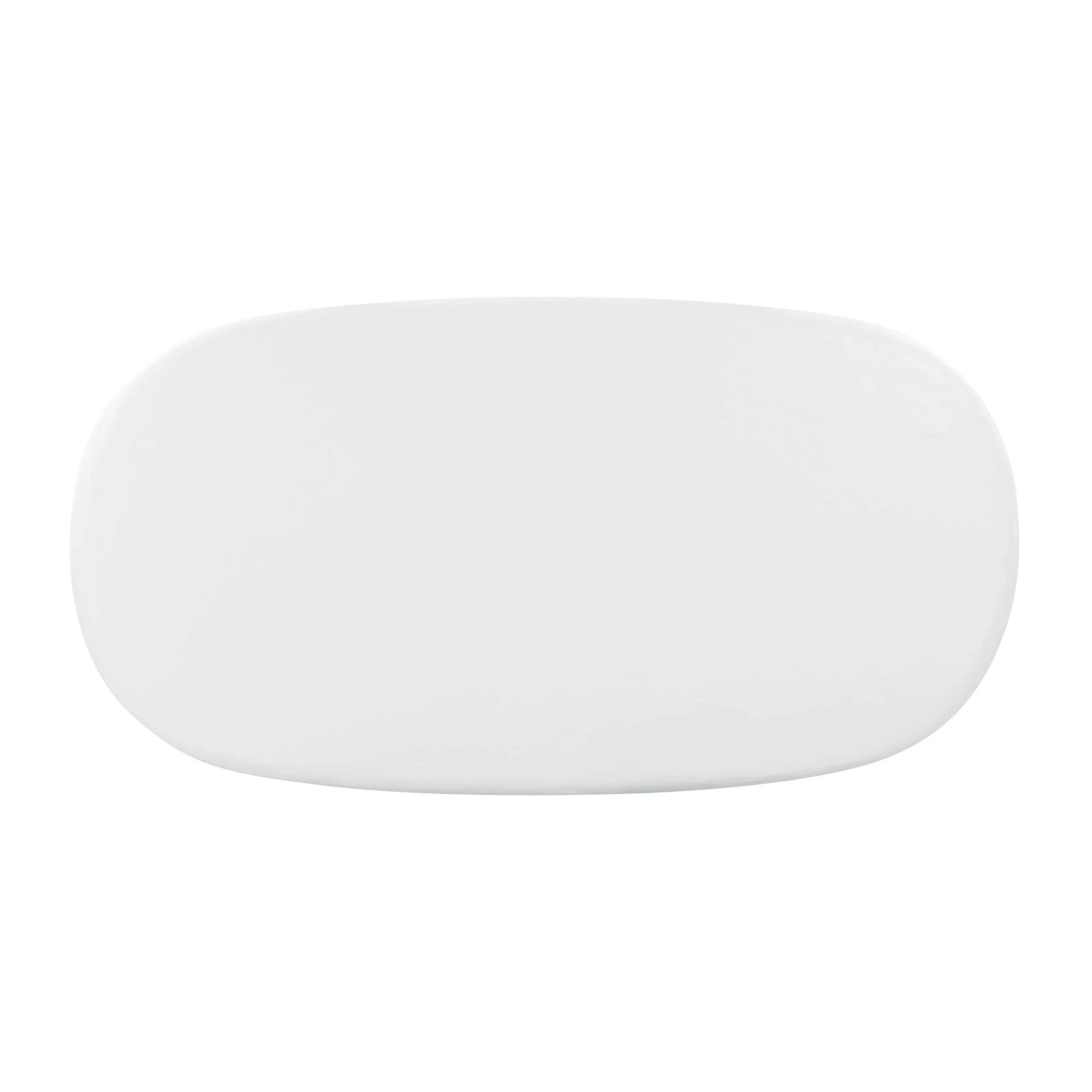Elika 80" Faux Plaster Indoor / Outdoor Oval Dining Table - Image 5