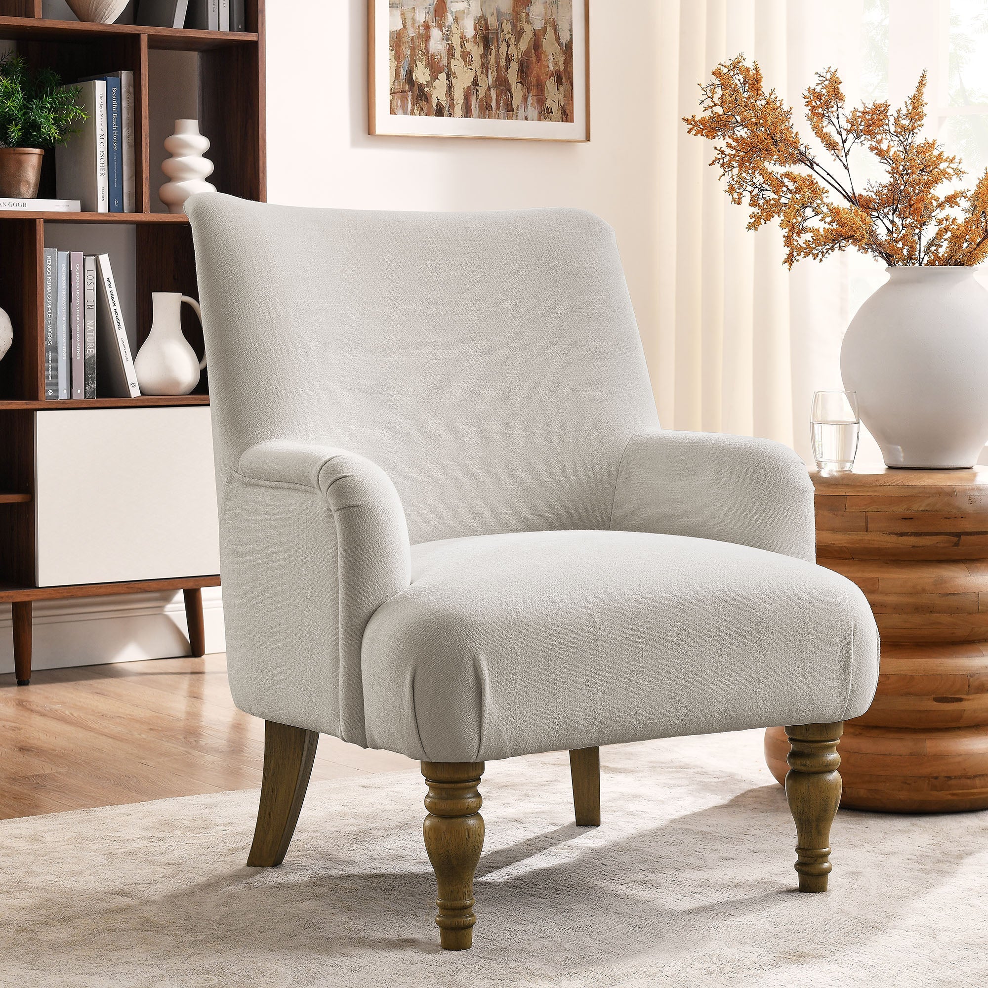 Ellington Fabric Upholstered Accent Armchair - Image 11