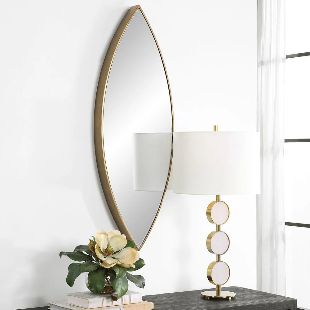 Ellipse Mirror, Gold - Image 2