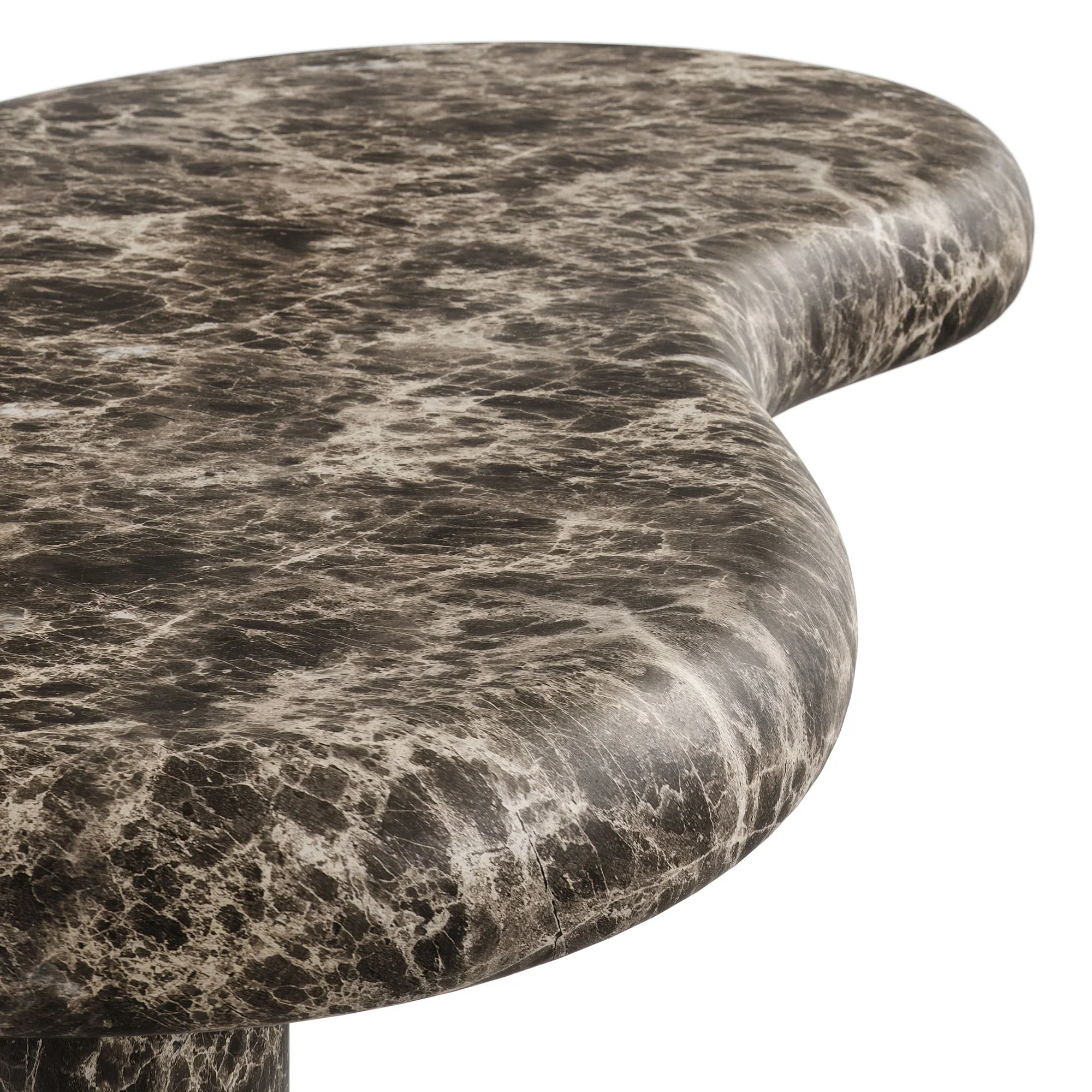 Elowen Indoor - Outdoor Textured Faux Travertine Coffee Table - Image 23