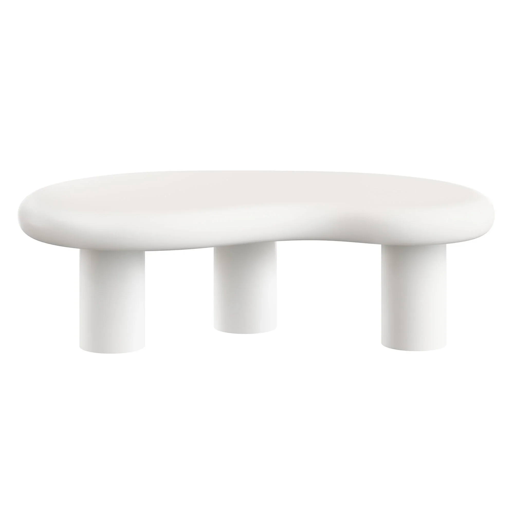 Elowen Outdoor Coffee Table in White - Image 6