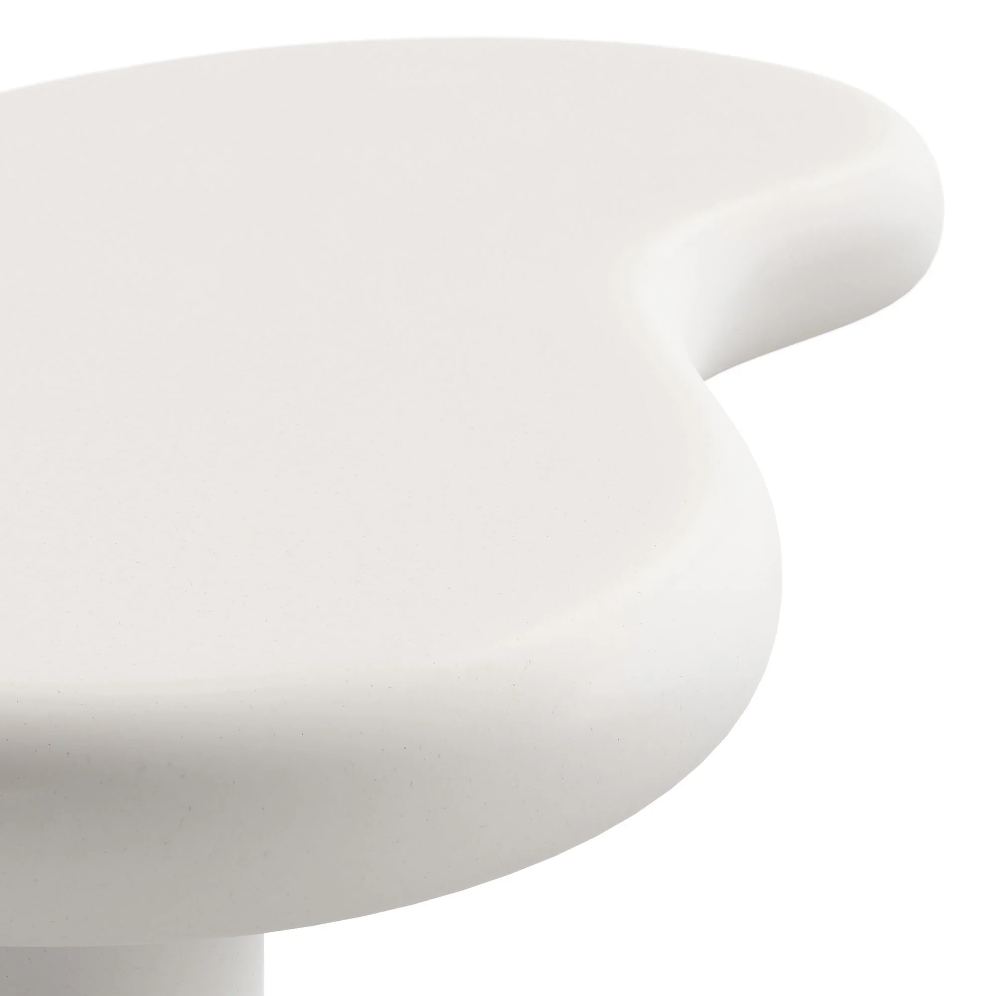 Elowen Outdoor Coffee Table in White - Image 8