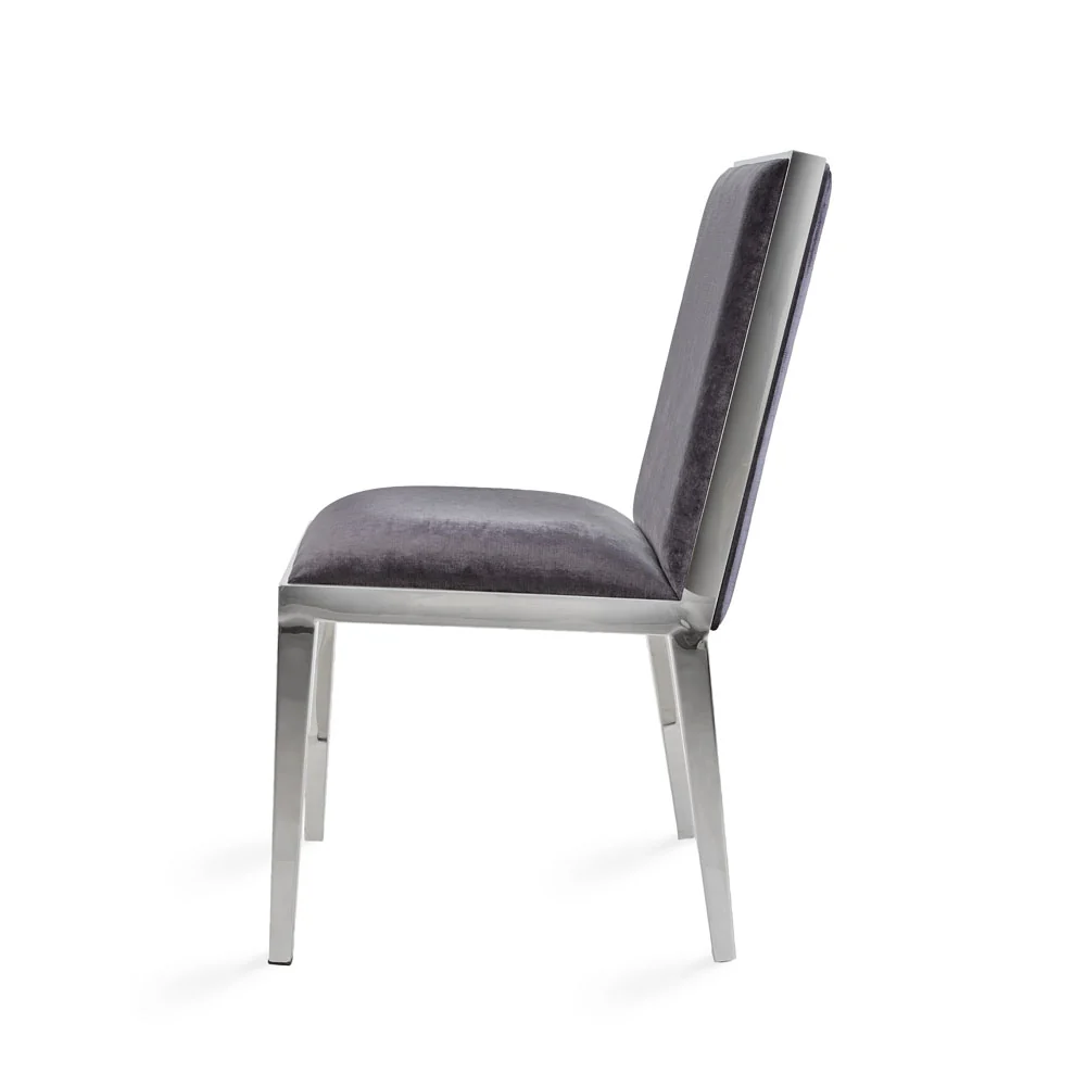Emario Dining Chair Charcoal Velvet - Image 11