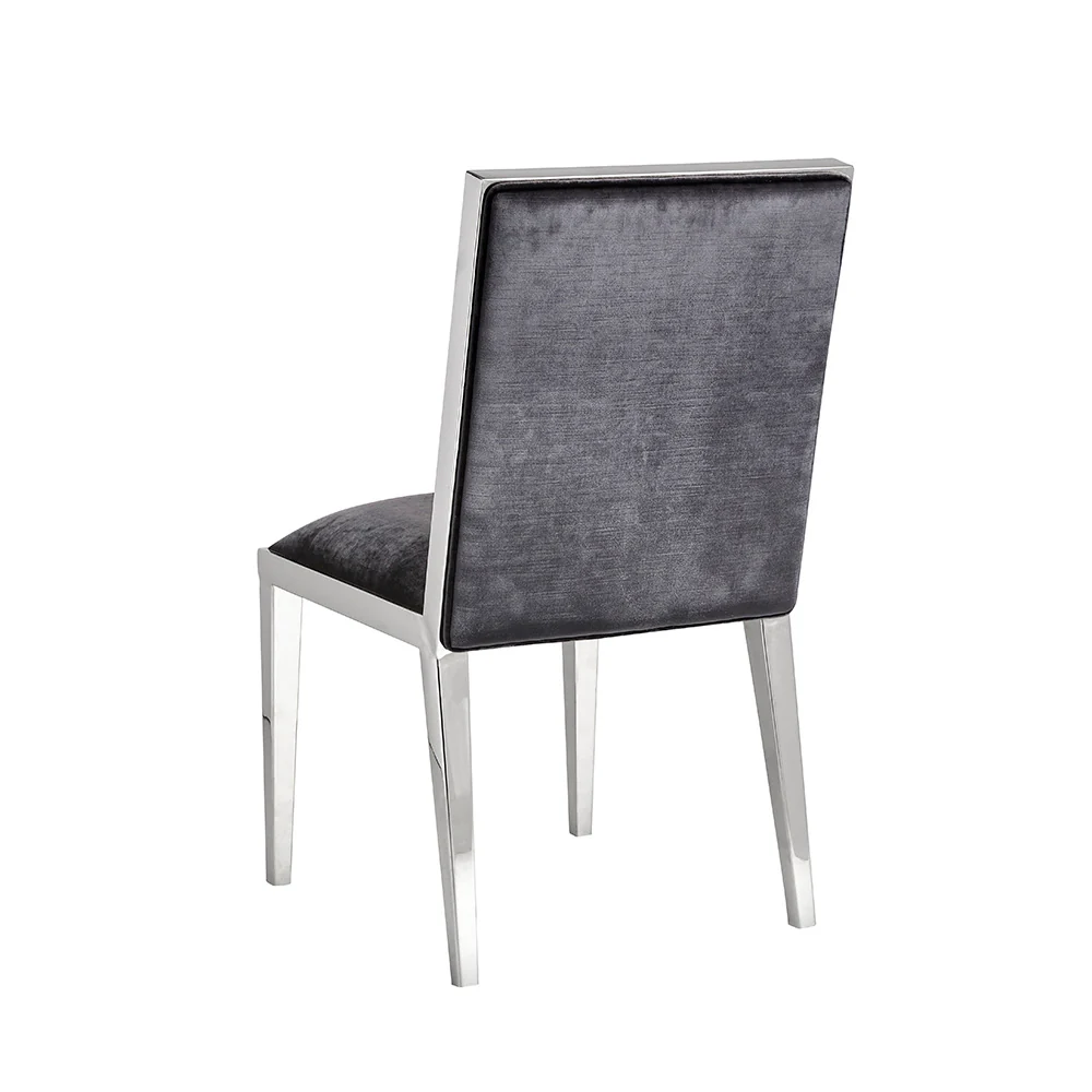 Emario Dining Chair Charcoal Velvet - Image 7