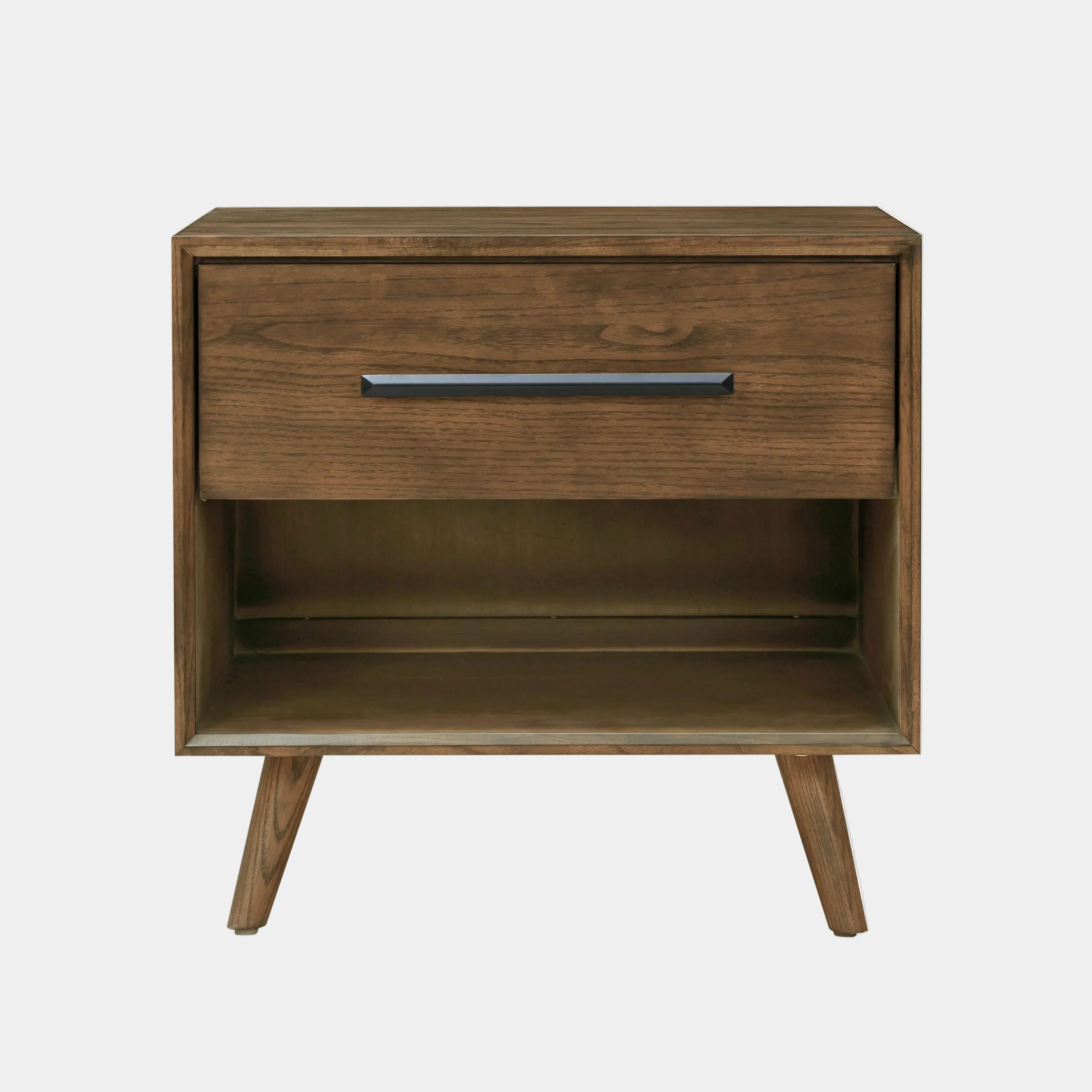 Emery 24" Walnut 1-Drawer Nightstand