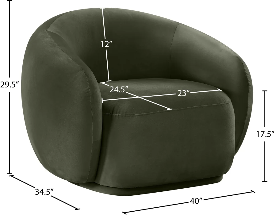 Emery Velvet Upholstered Accent Chair - Image 33