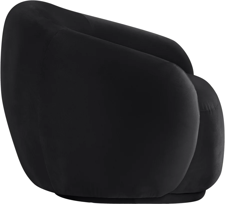 Emery Velvet Upholstered Accent Chair - Image 4