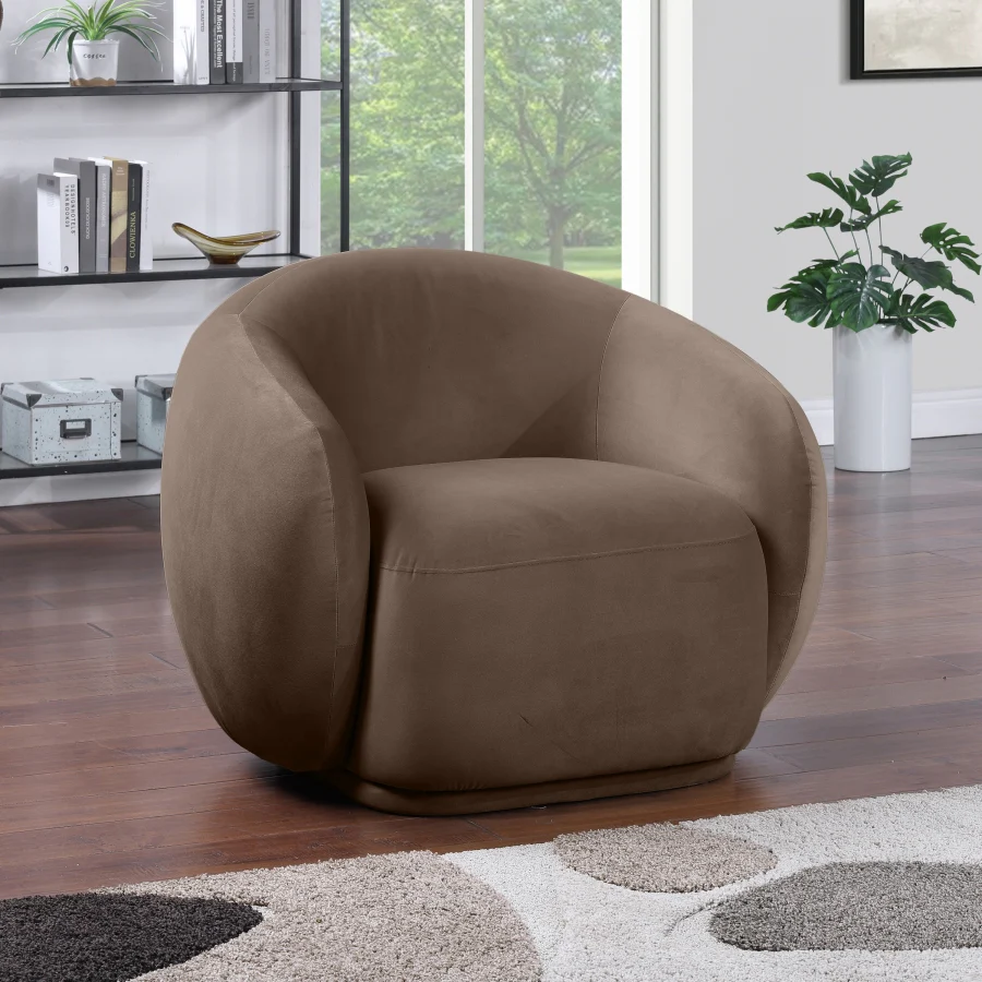 Emery Velvet Upholstered Accent Chair - Image 45