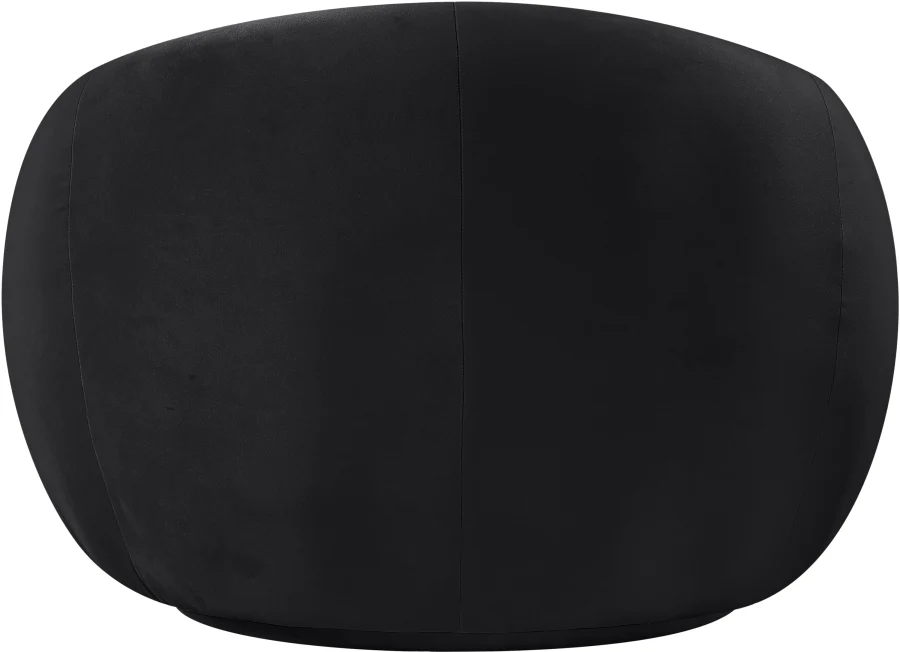 Emery Velvet Upholstered Accent Chair - Image 5