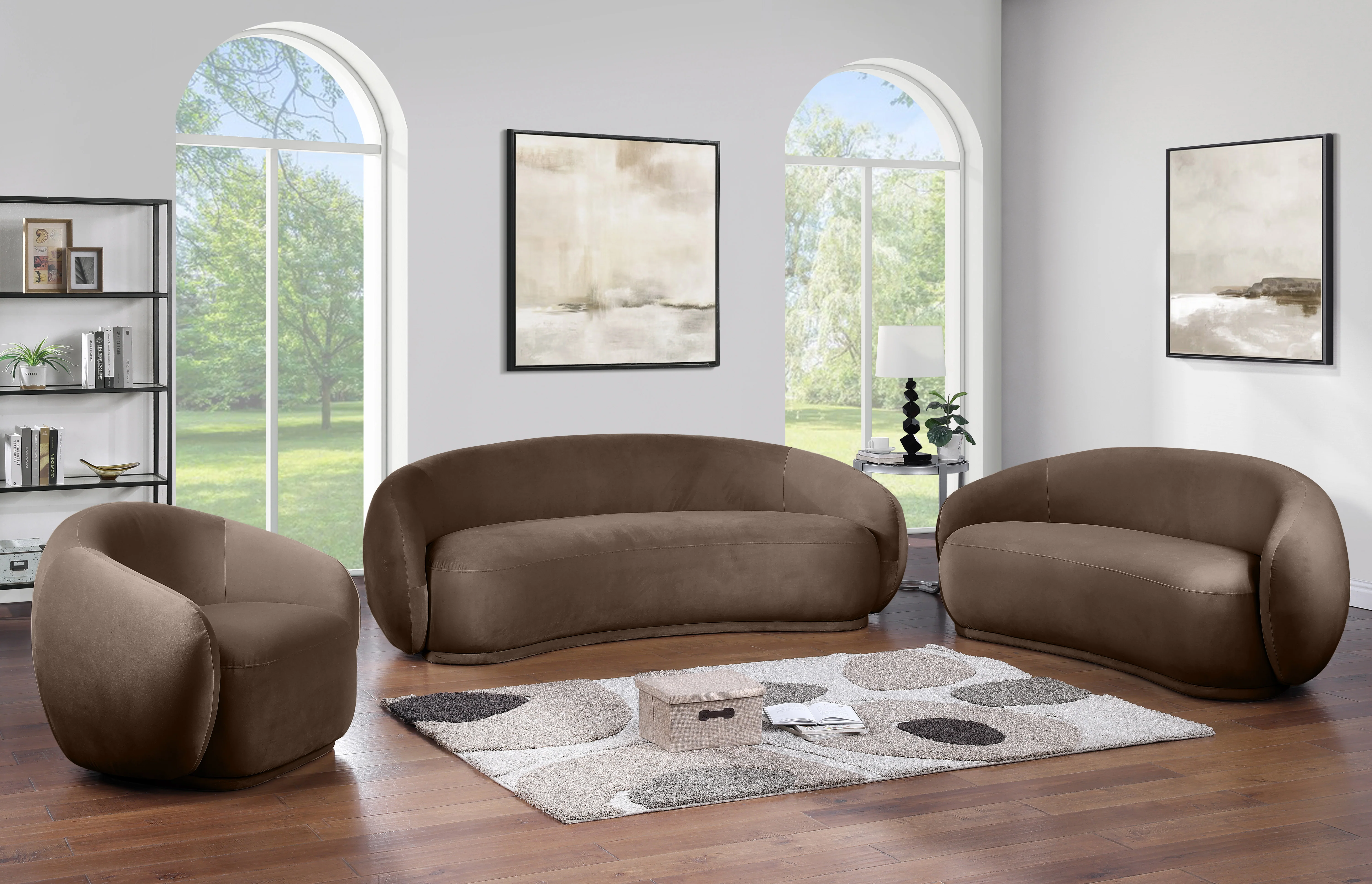 Emery Velvet Upholstered Accent Chair - Image 50