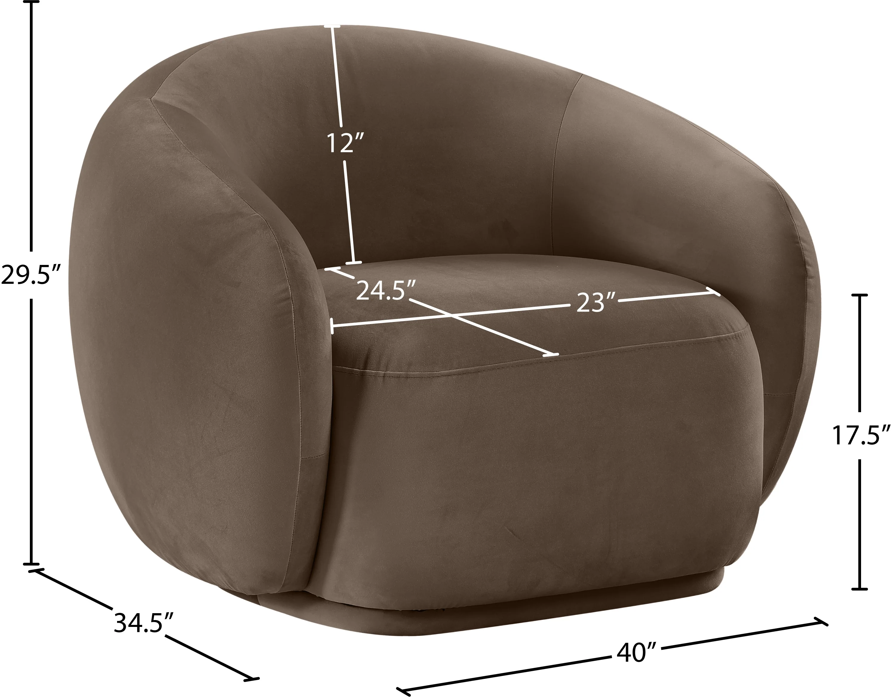 Emery Velvet Upholstered Accent Chair - Image 51