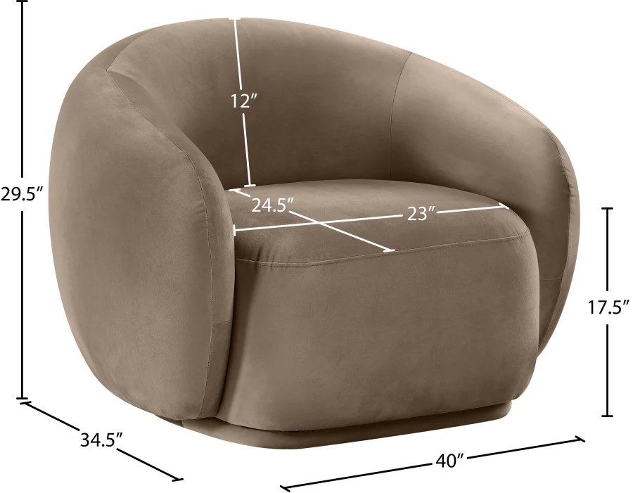 Emery Velvet Upholstered Accent Chair - Image 59