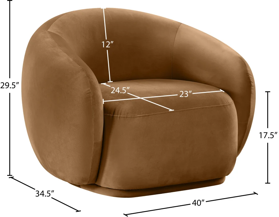 Emery Velvet Upholstered Accent Chair - Image 86