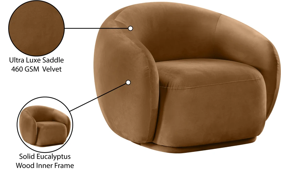 Emery Velvet Upholstered Accent Chair - Image 87