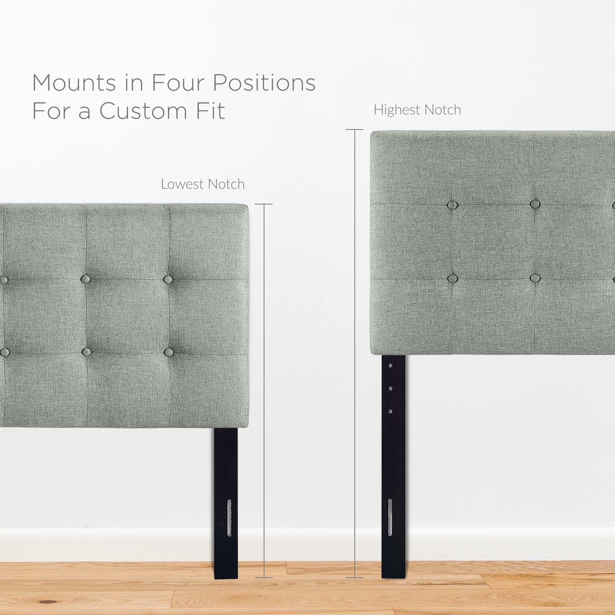 Emily Upholstered Fabric Headboard - Image 16