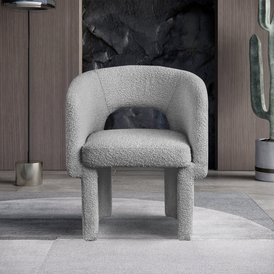 Emmet Boucle Fabric Upholstered Dining Chair / Accent Chair - Image 13