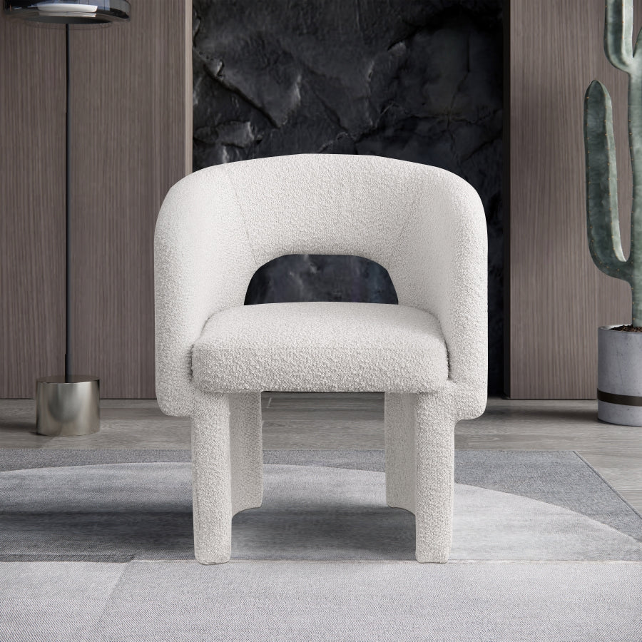 Emmet Boucle Fabric Upholstered Dining Chair / Accent Chair - Image 23