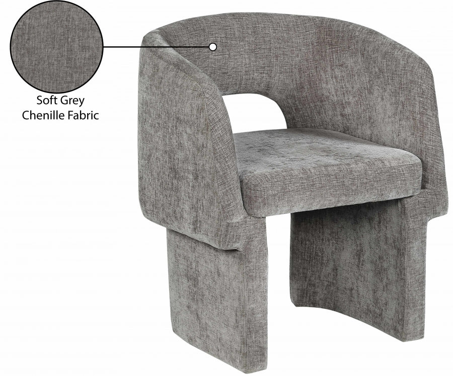 Emmet Chenille Fabric Upholstered Dining Chair / Accent Chair - Image 23