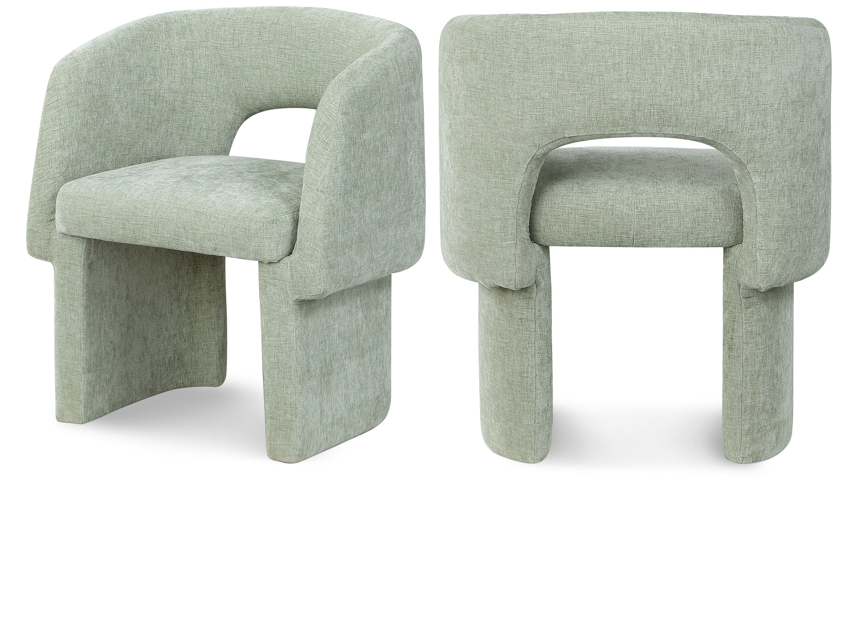 Emmet Chenille Fabric Upholstered Dining Chair / Accent Chair - Image 57